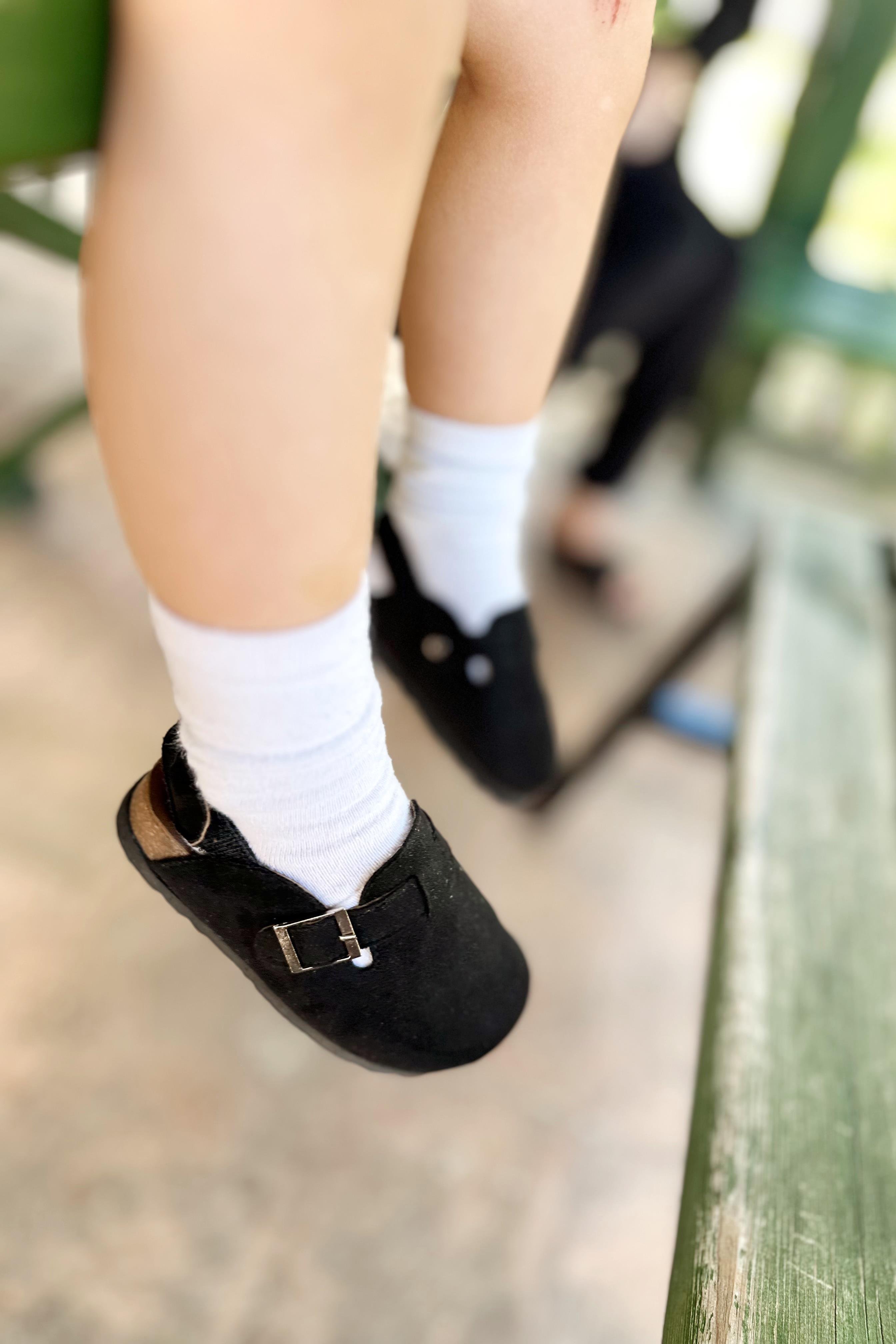 Tokalı Çocuk Terlik Siyah