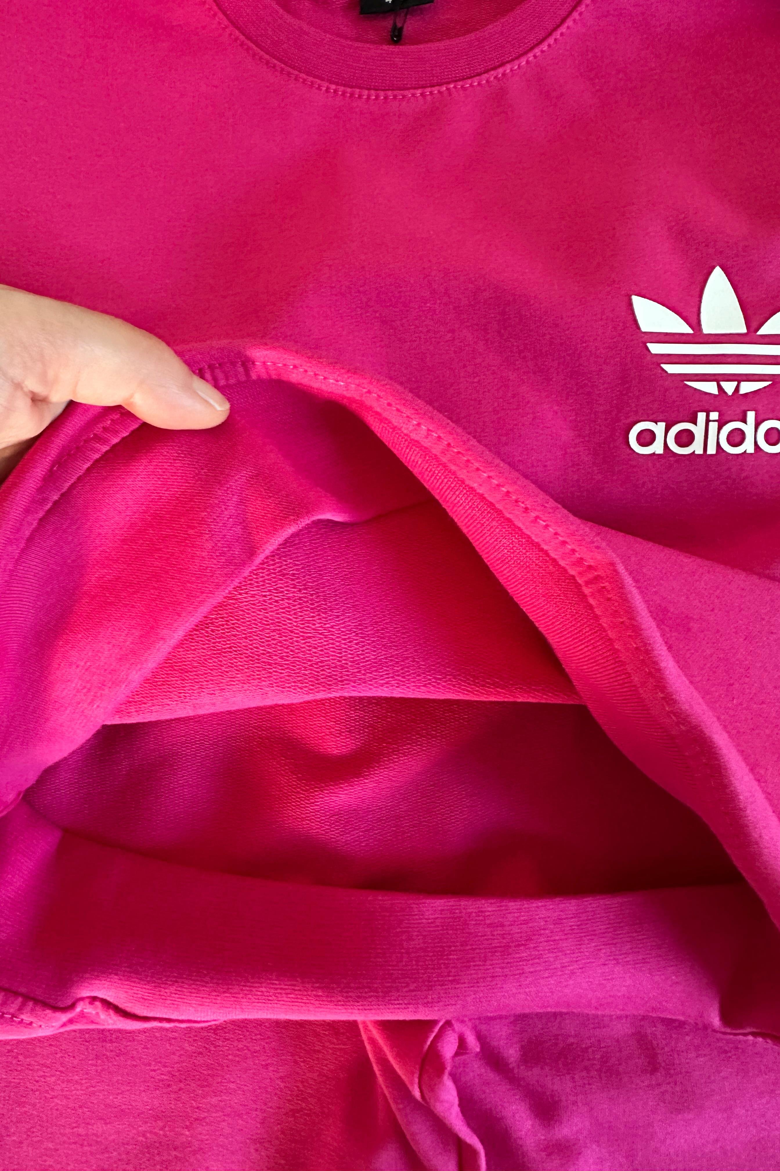 Yanı Çizgili Çocuk Eşofman Takımı Pembe