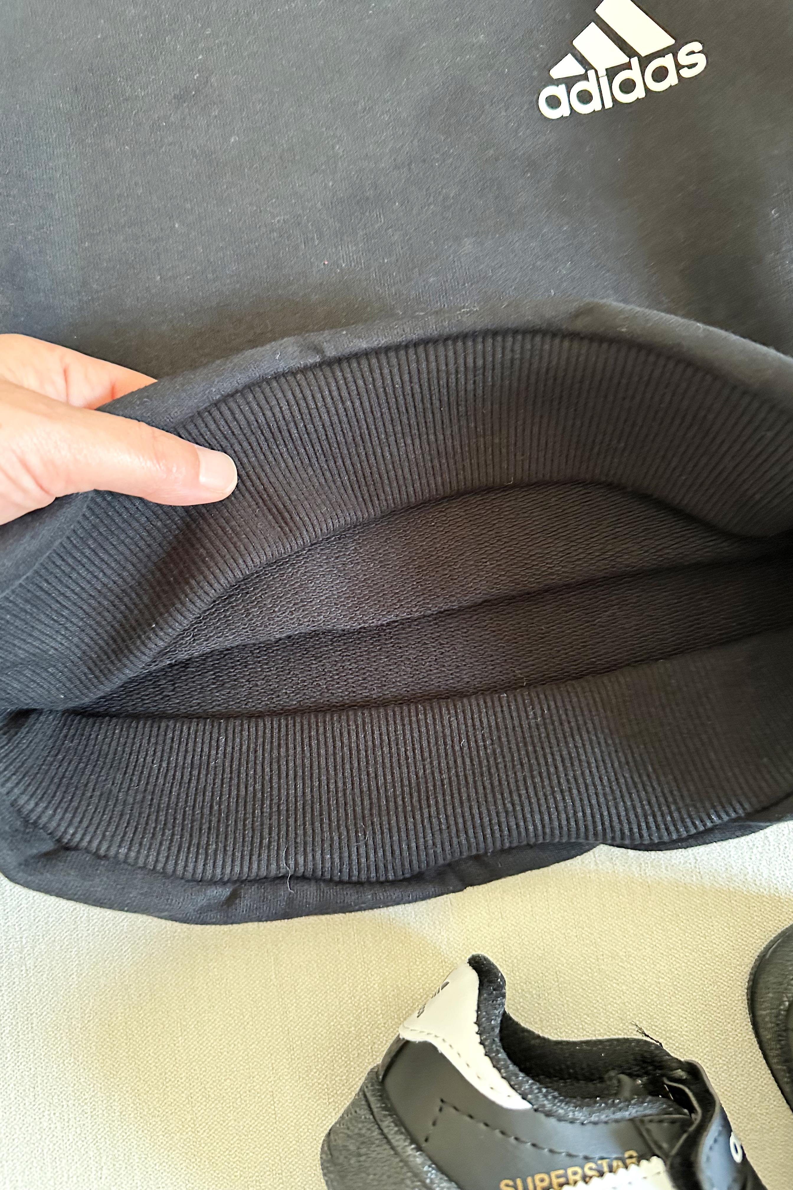 Yanı Çizgili Çocuk Eşofman Takımı Siyah Beyaz