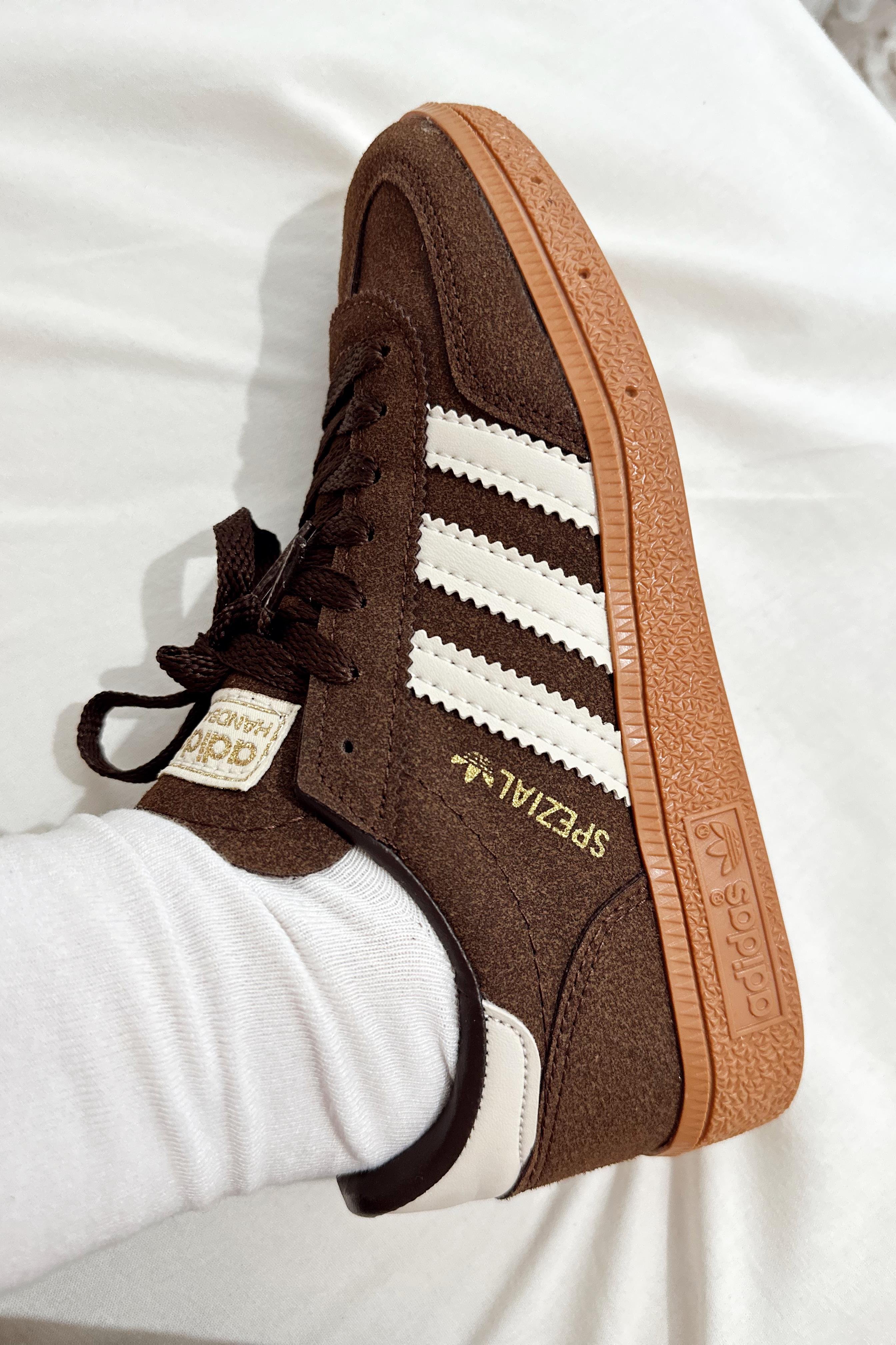 Yanı Şeritli Kadın Spor Ayakkabı Acı Kahve