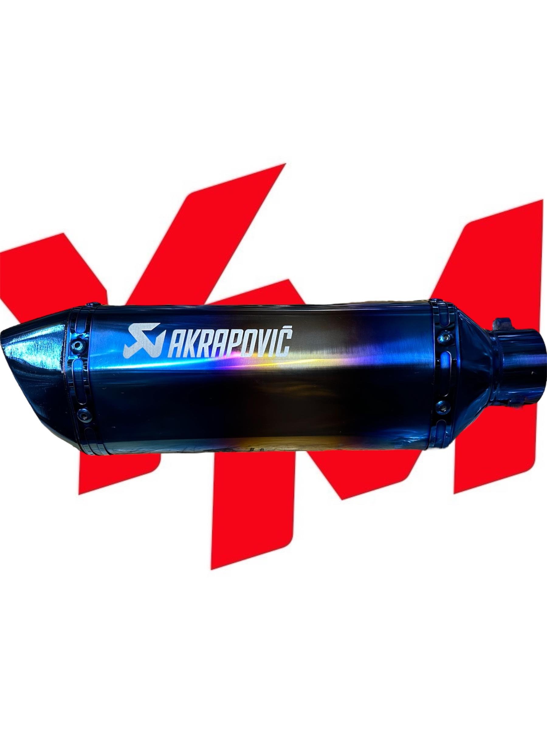 AKROPOVİC MODİFİYE EGZOZ MAVİAkropovic Egzoz Mavi Renkli Susturuculu