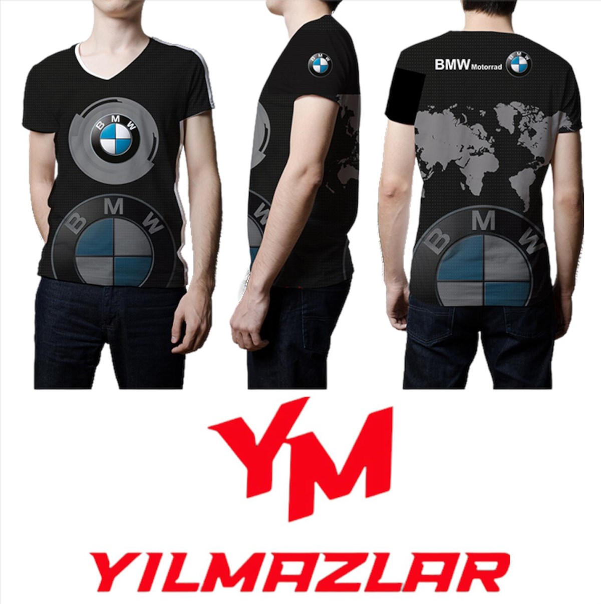 Bmw Desenli Tişört TSHRT002 BEDEN S-MBmw Desenli Tişört TSHRT002 BEDEN S-M