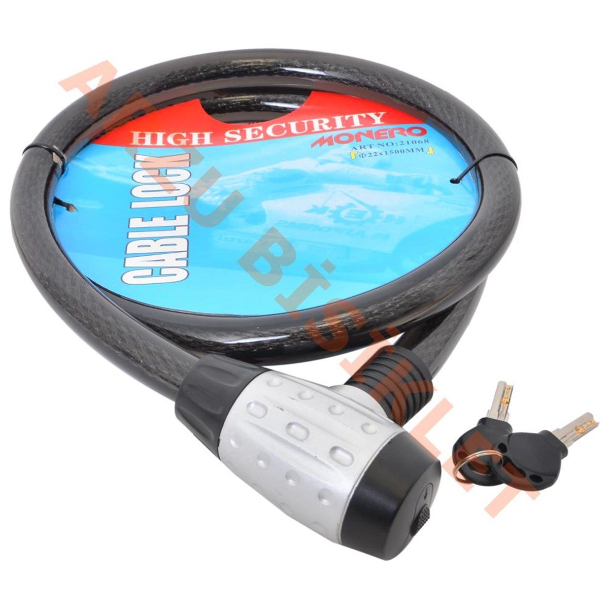 HALAT KİLİT DOLAMALI 22 x 150 CM BÜYÜK BAŞLIK MONERO