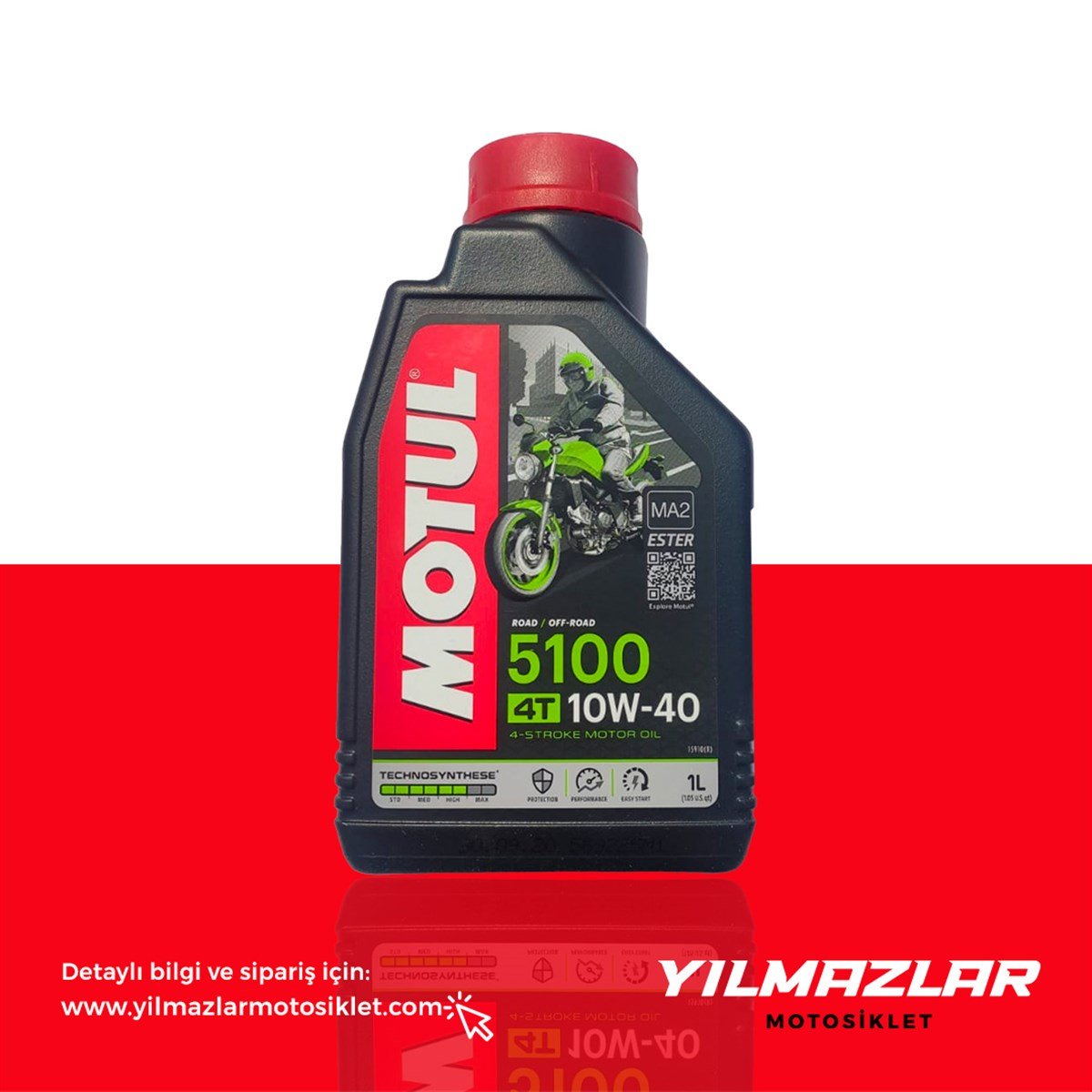 Motul Yağ 5100 10W40 1LtMotul Yağ 5100 10W40 1Lt