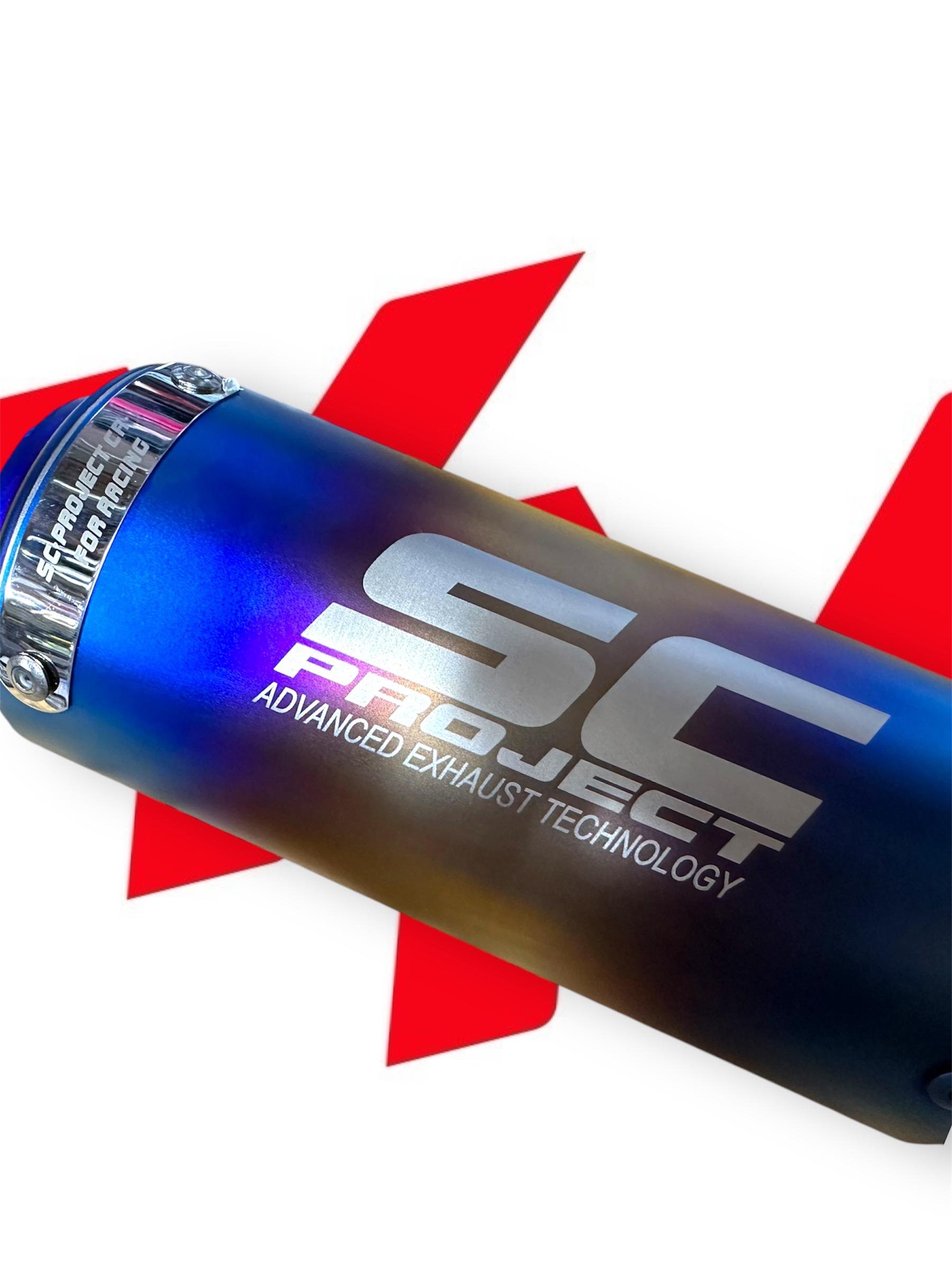 SC PROJECT EKSOZ MODİFİYE MAVİSc Project Modifiye Eksoz Mavi Renkli