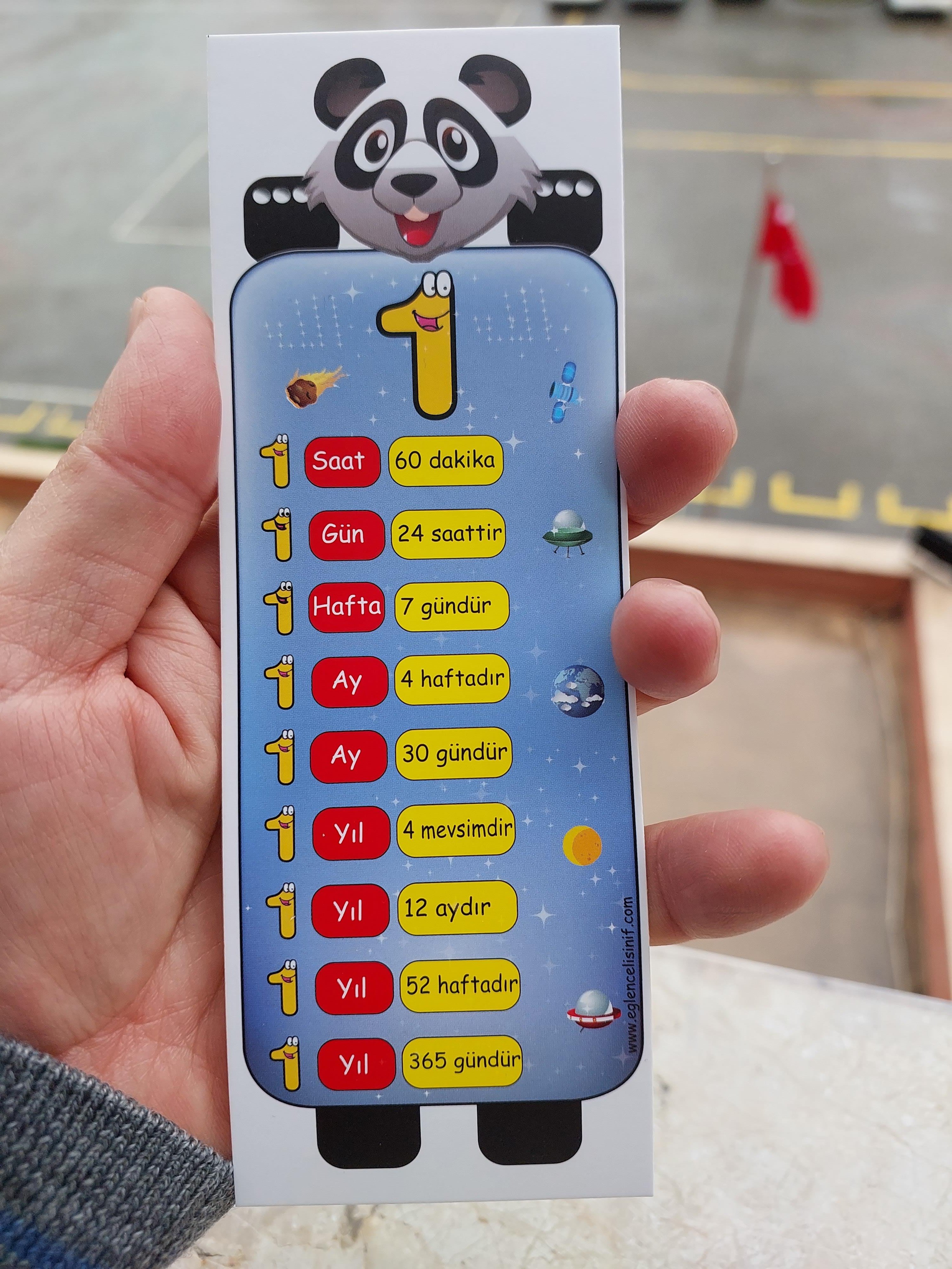 1 yil... kitap ayracı tek cesit 40 adet