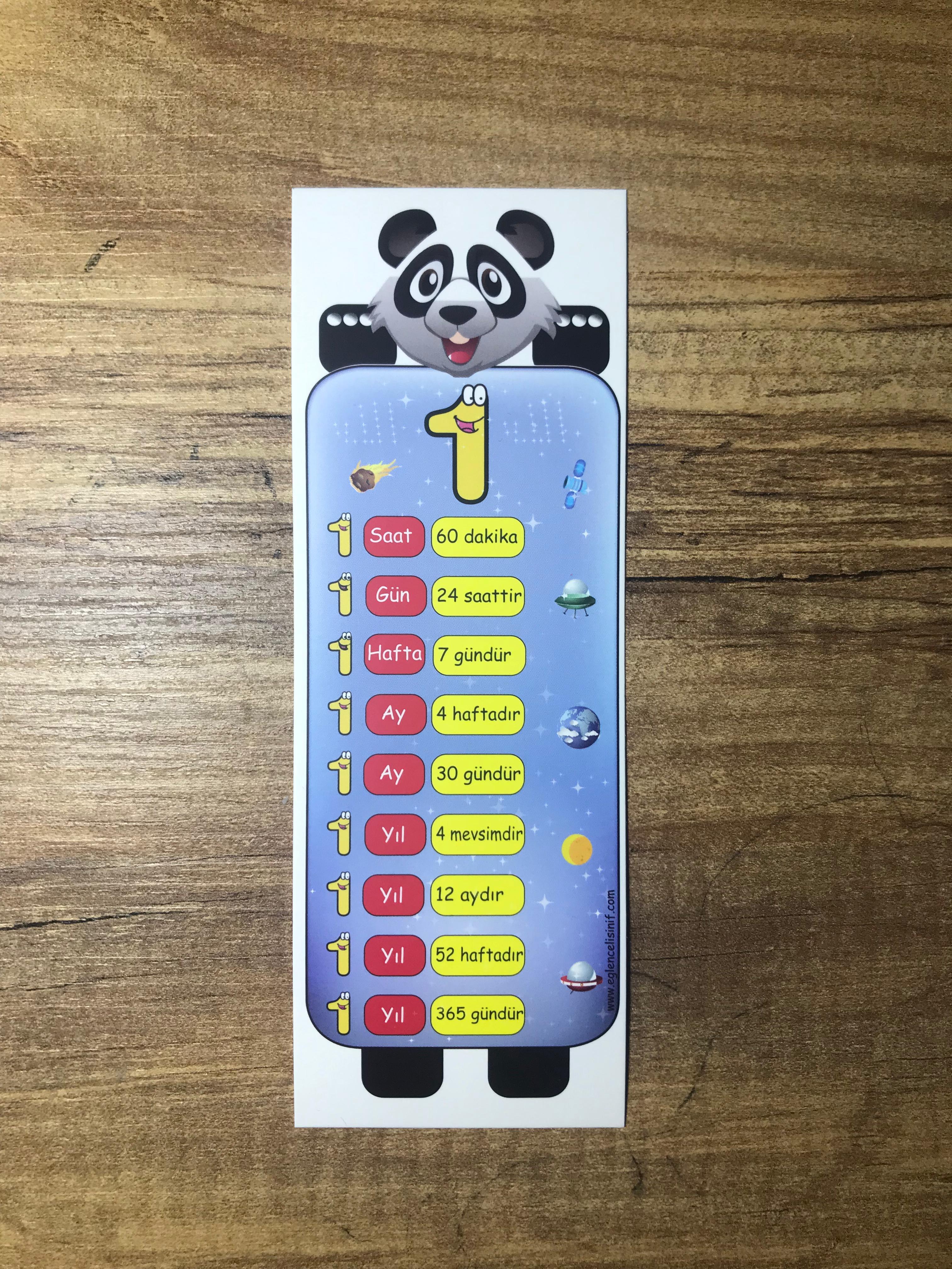 1 yil... kitap ayracı tek cesit 40 adet