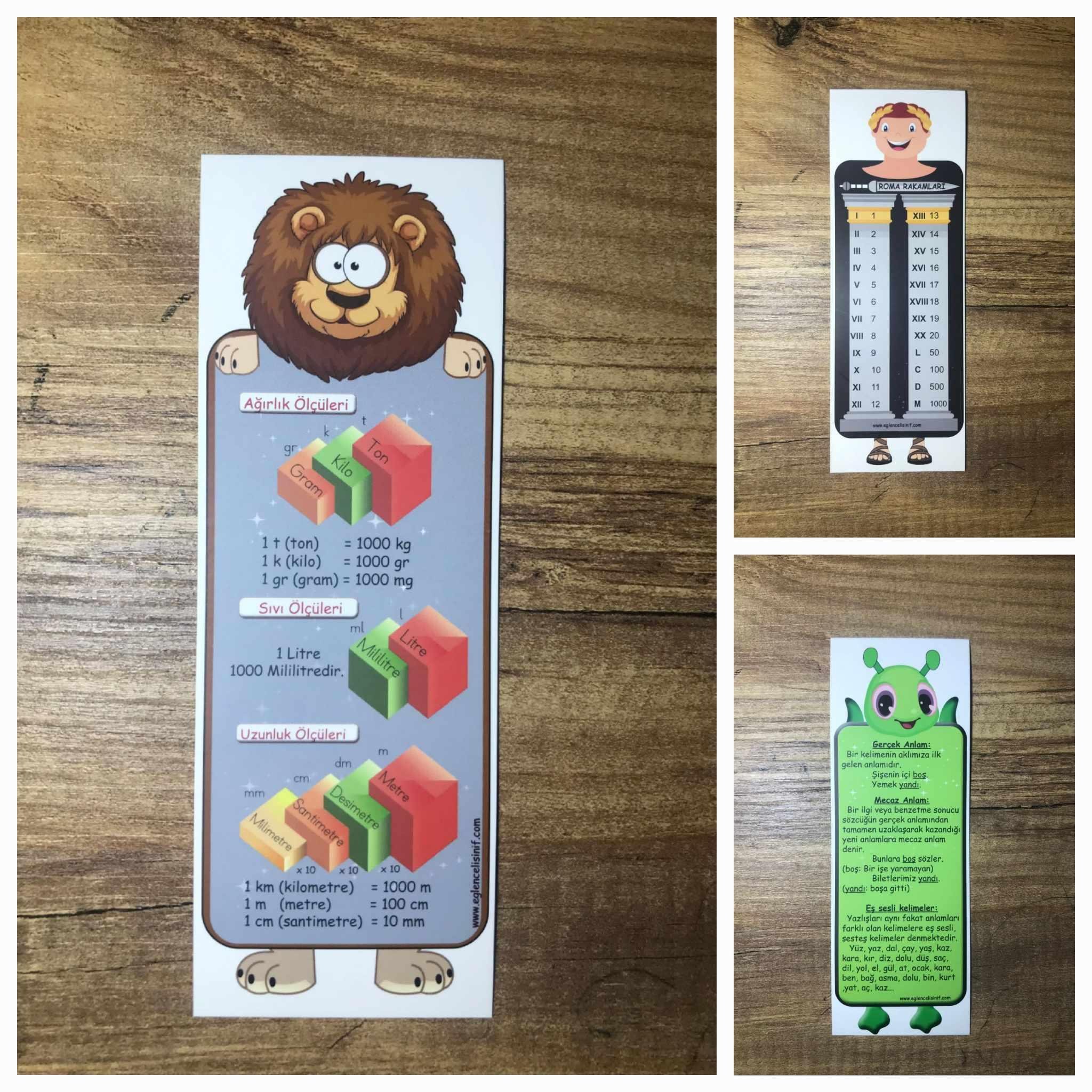 3. SINIF KİTAP AYRACI 80 ADET