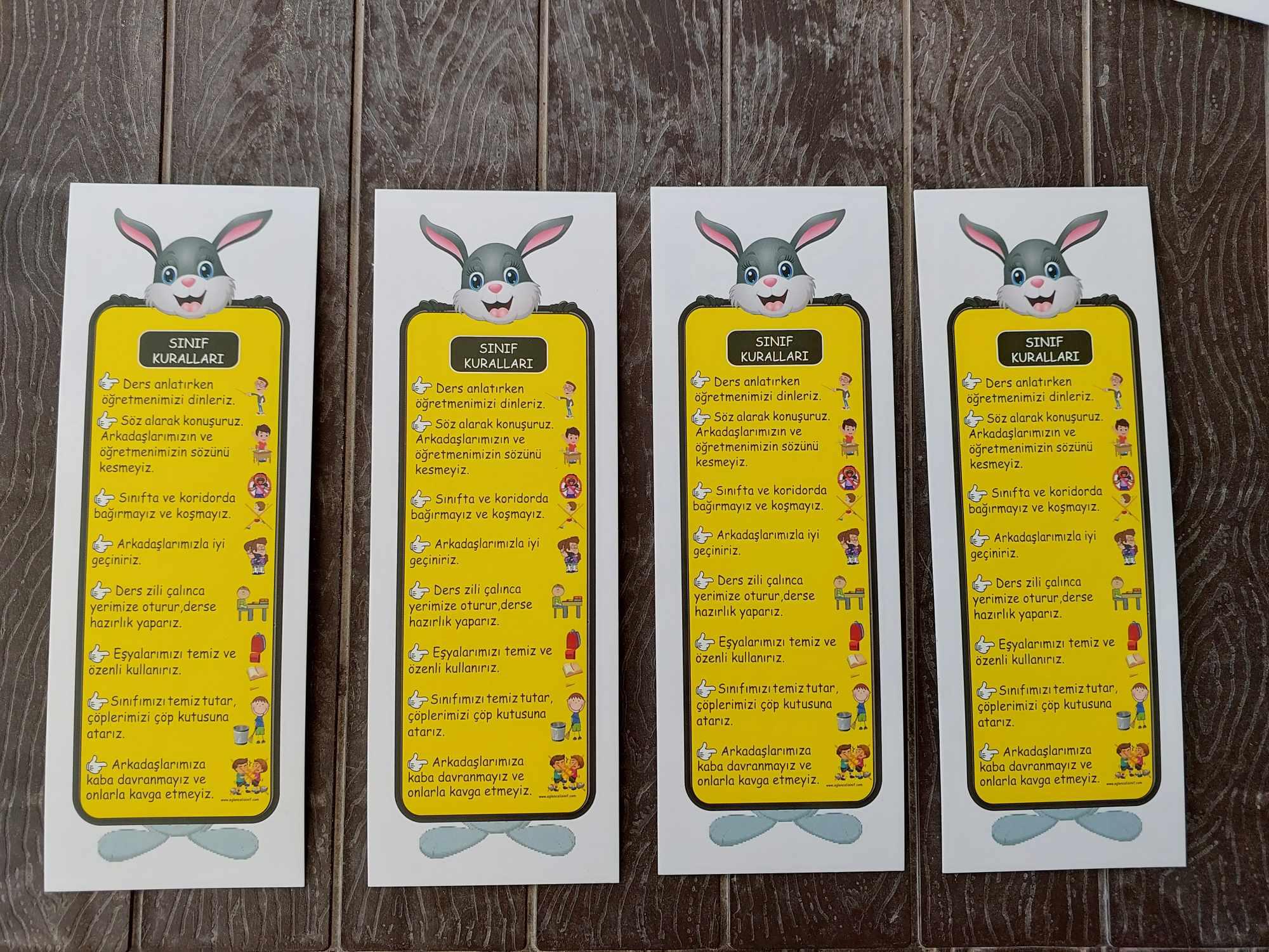 Sınıf Kuralları Ayraç 40 adet