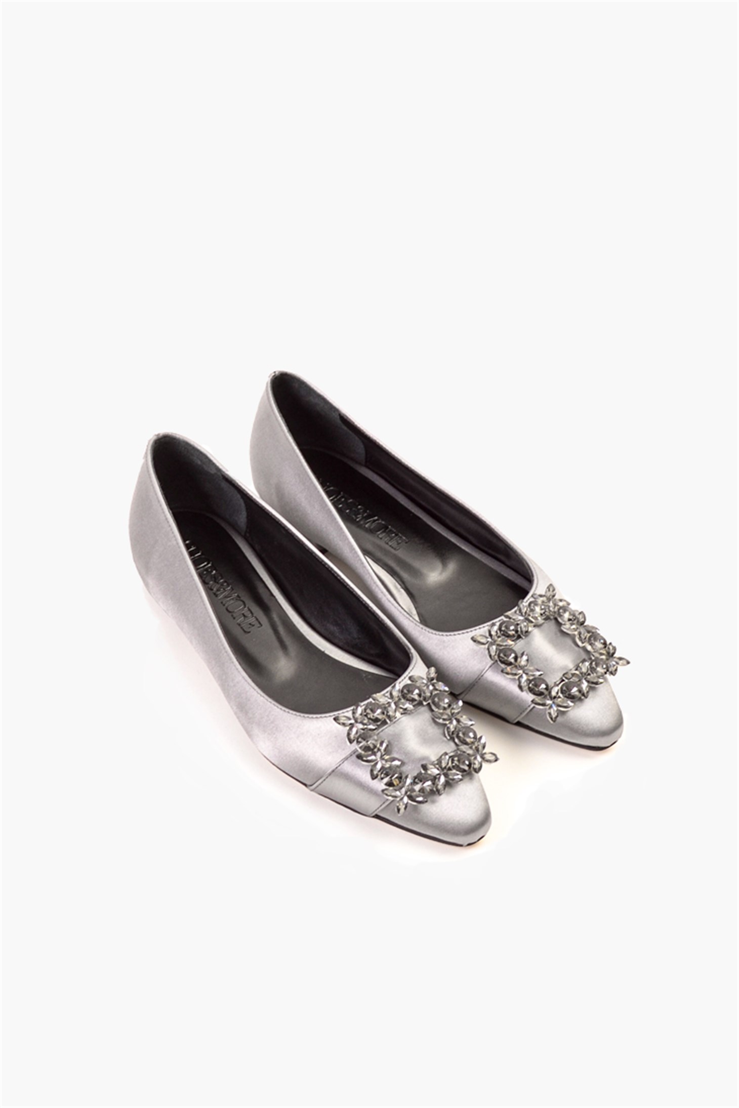 SHOES&MOREDEUPADEUPA - Kurşun Saten - Babet