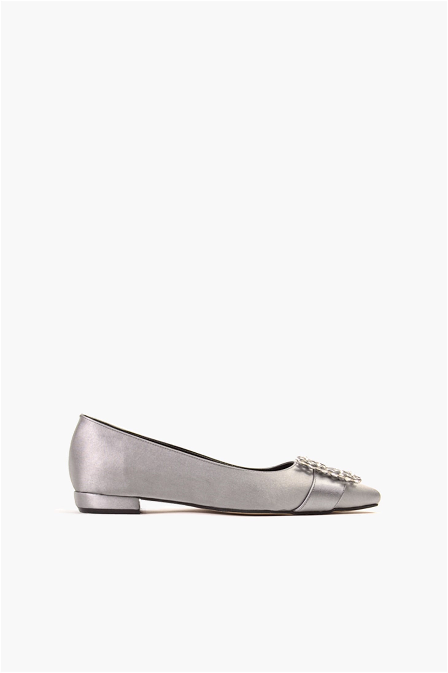 SHOES&MOREDEUPADEUPA - Kurşun Saten - Babet