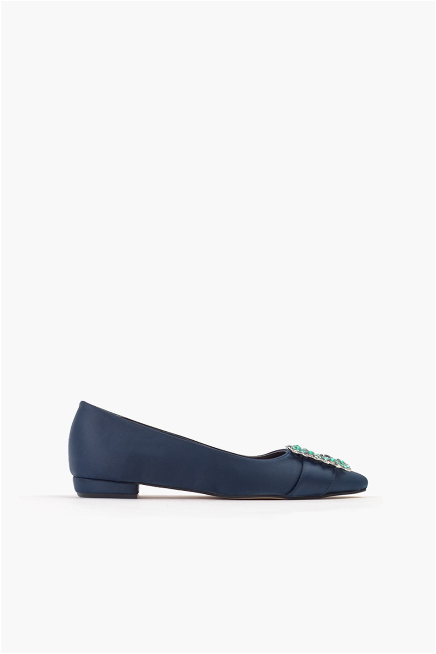SHOES&MOREDEUPADEUPA - Lacivert Saten - Babet