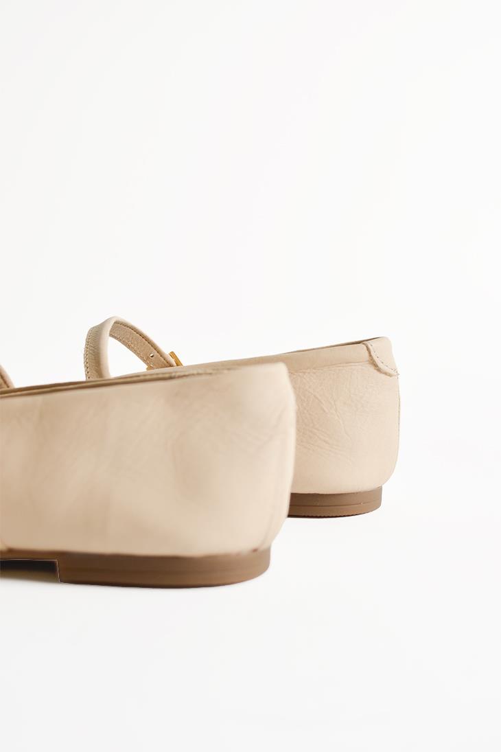 SHOES&MORENORDANORDA - Bej Deri - Babet