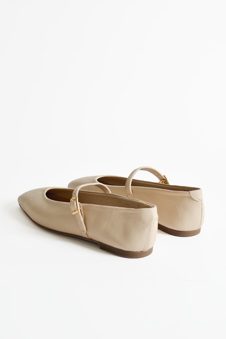 SHOES&MORENORDANORDA - Bej Deri - Babet