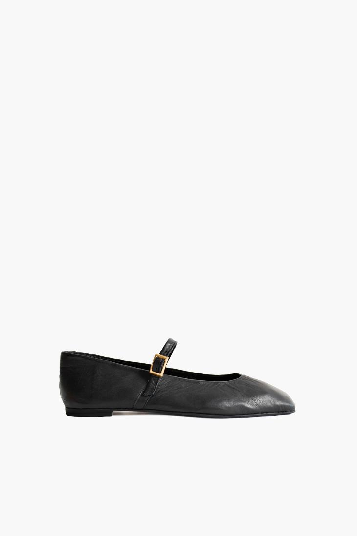 SHOES&MORENORDANORDA - Siyah Deri - Babet