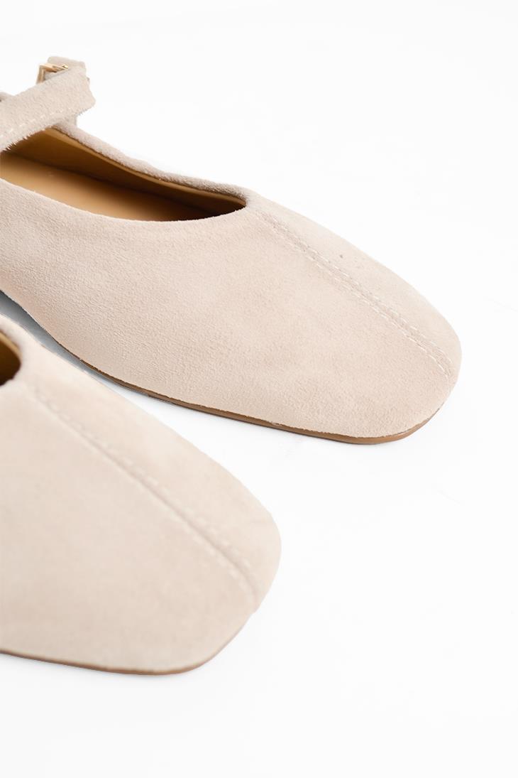 SHOES&MORESAVINOSAVINO - Bej Süet - Babet