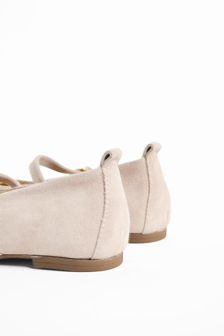 SHOES&MORESAVINOSAVINO - Bej Süet - Babet