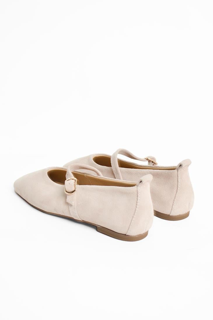 SHOES&MORESAVINOSAVINO - Bej Süet - Babet