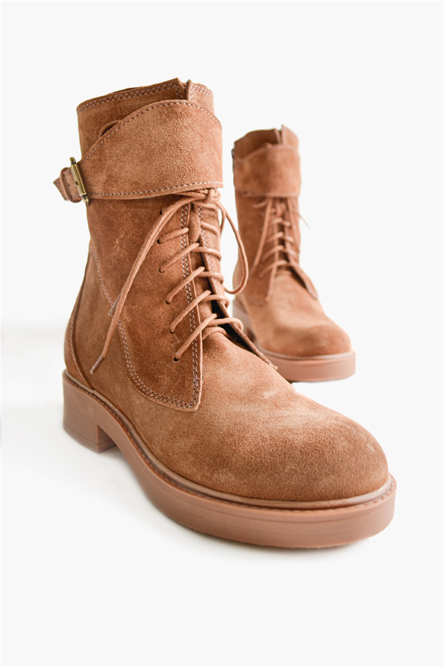 SHOES&MOREBASSEBASSE - Taba Süet - Bot