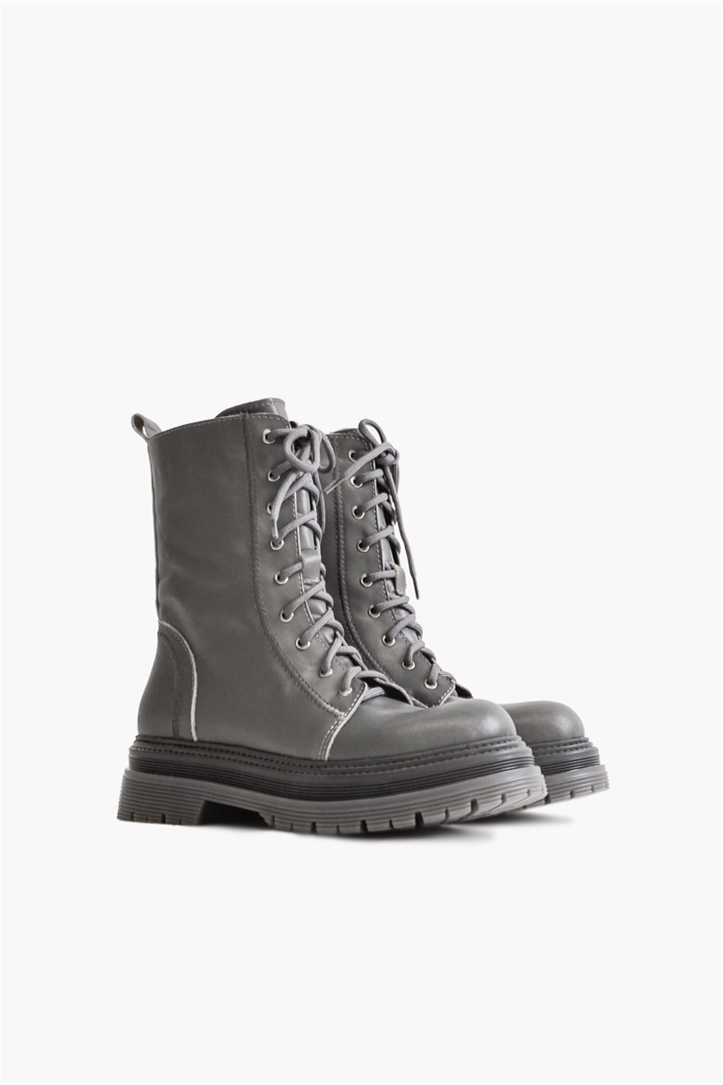 SHOES&MOREETGEETGE - Gri Deri - Bot
