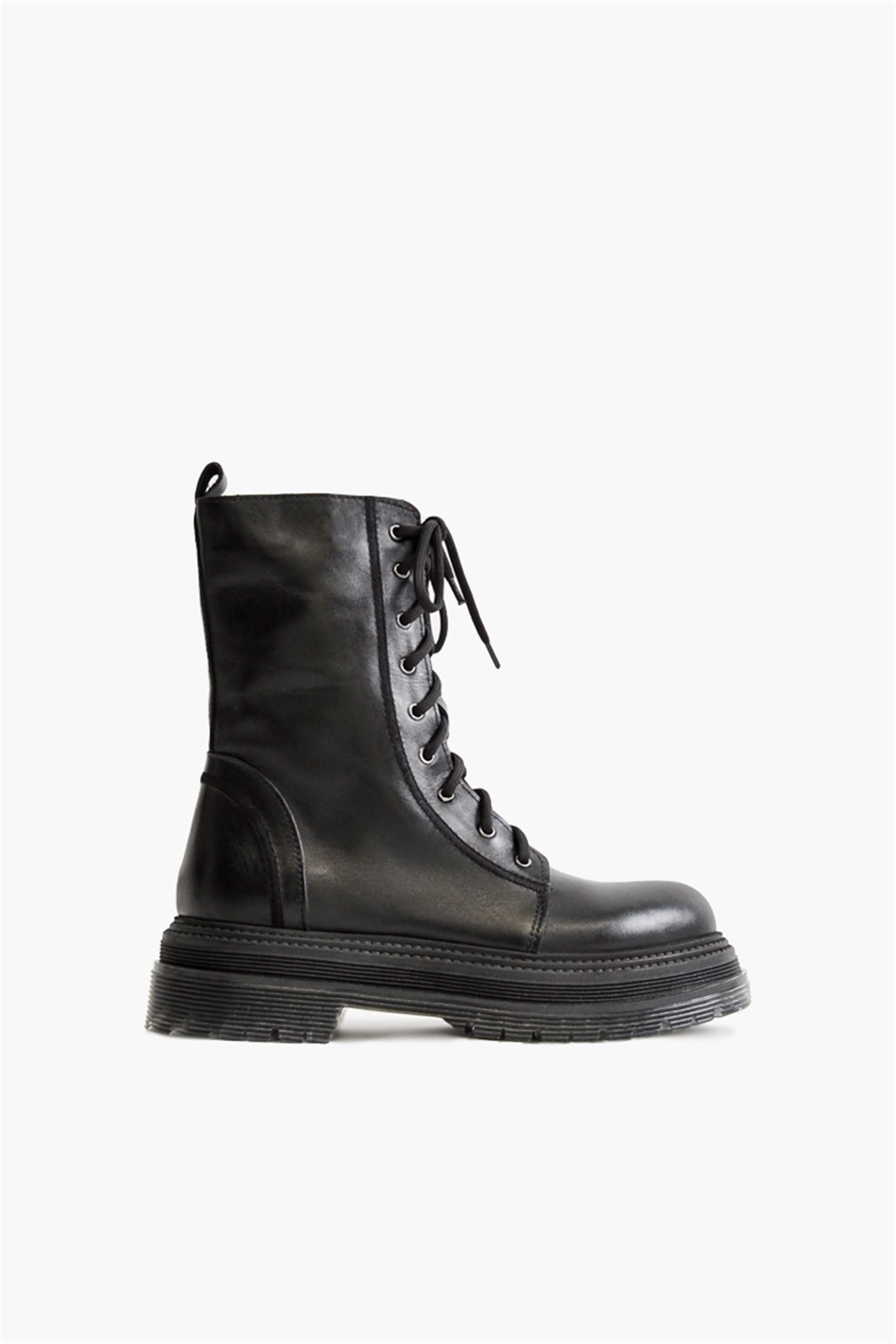 SHOES&MOREETGEETGE - Siyah Deri - Bot