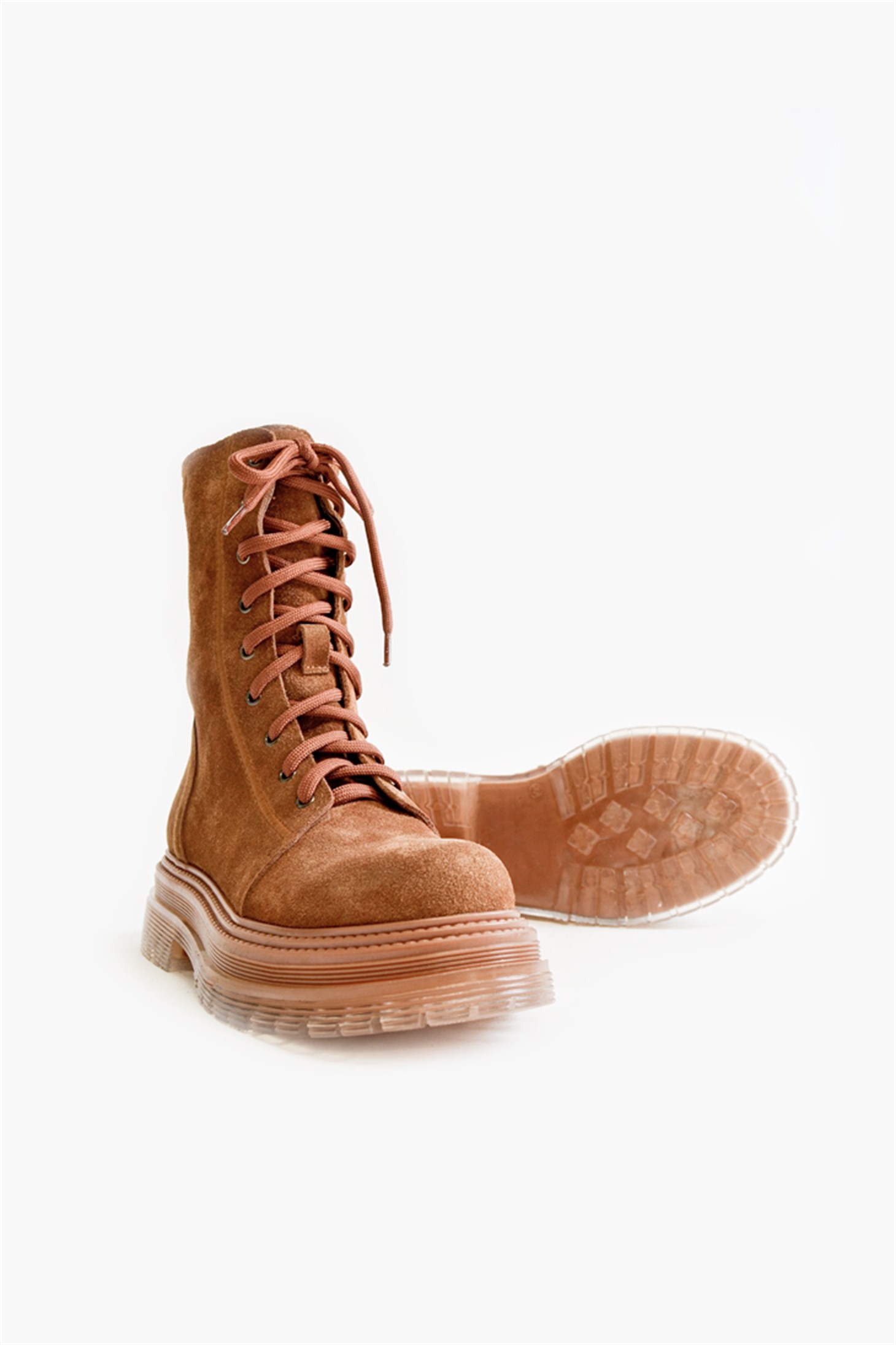SHOES&MOREETGEETGE - Taba Süet - Bot