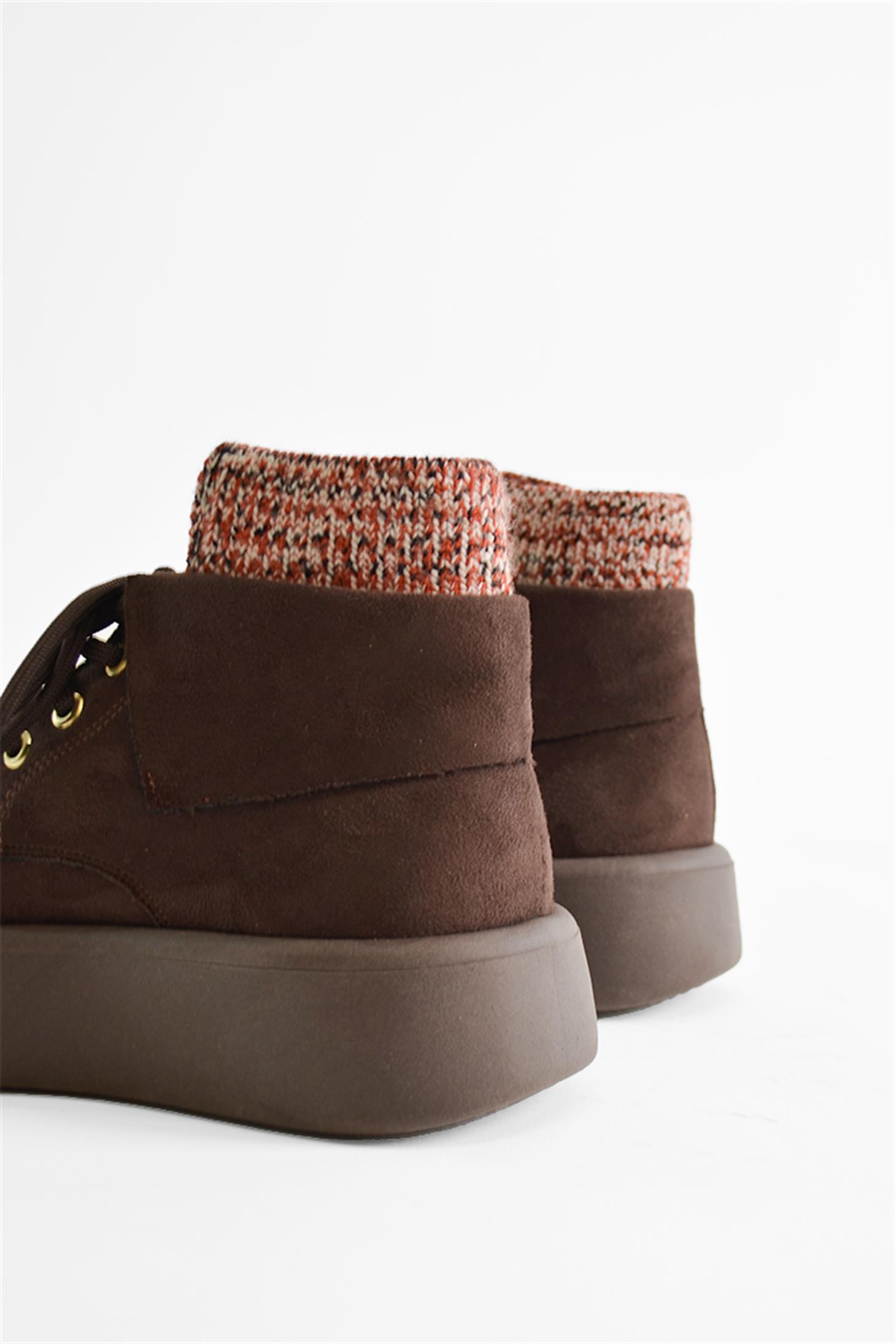 SHOES&MORELUMNALUMNA - Taba Süet - Bot