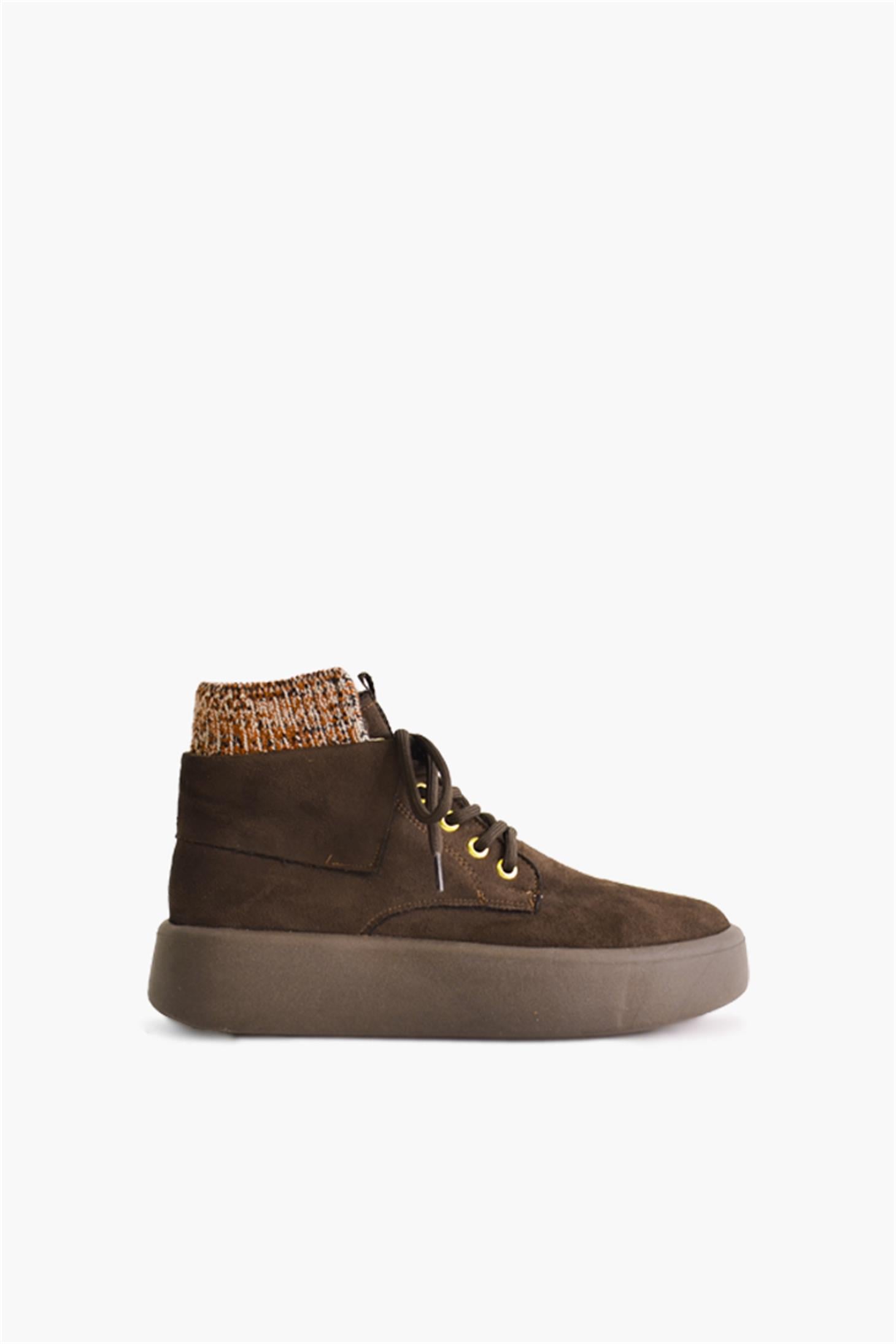 SHOES&MORELUMNALUMNA - Taba Süet - Bot