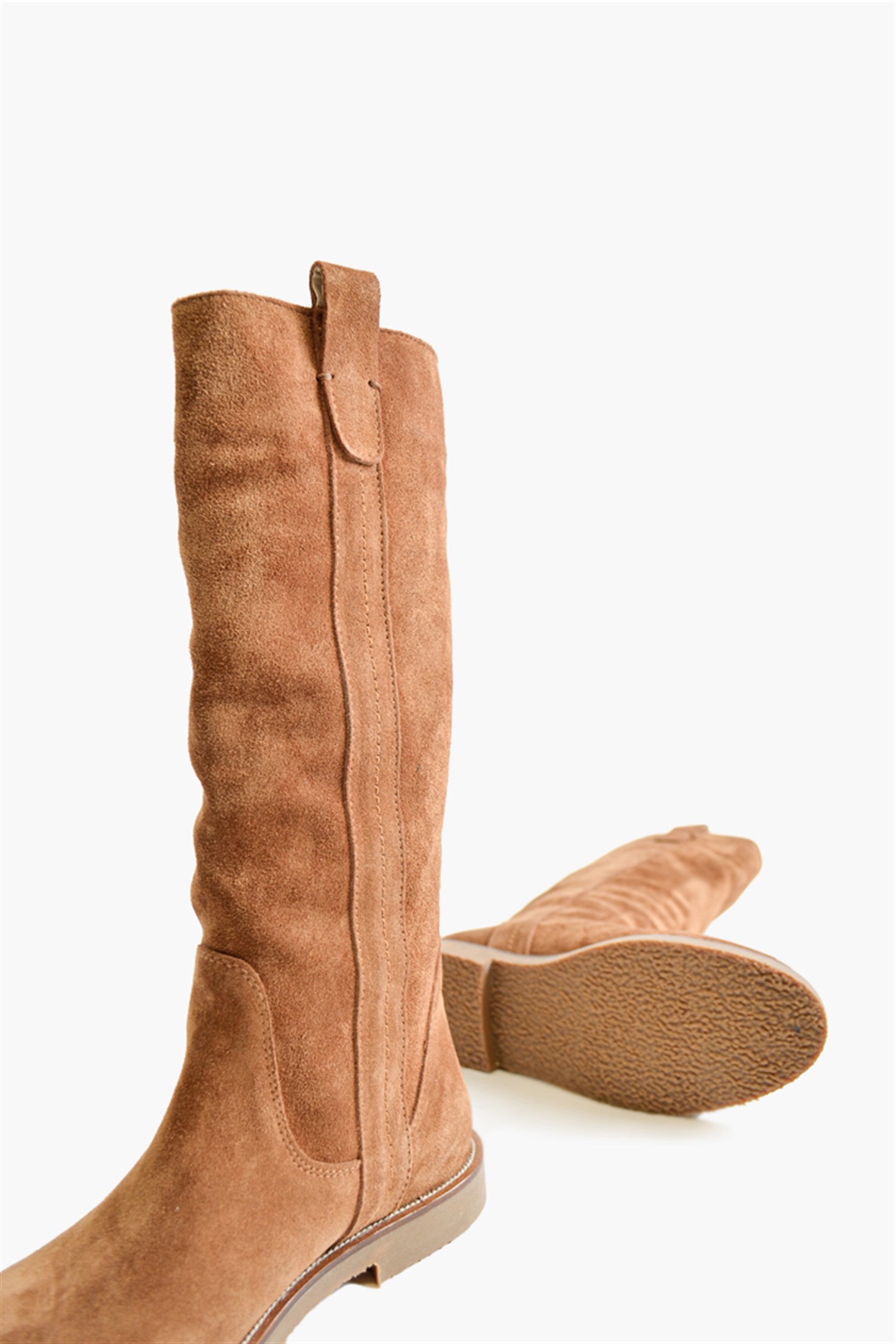 SHOES&MOREOLEMSOLEMS - Taba Süet - Çizme