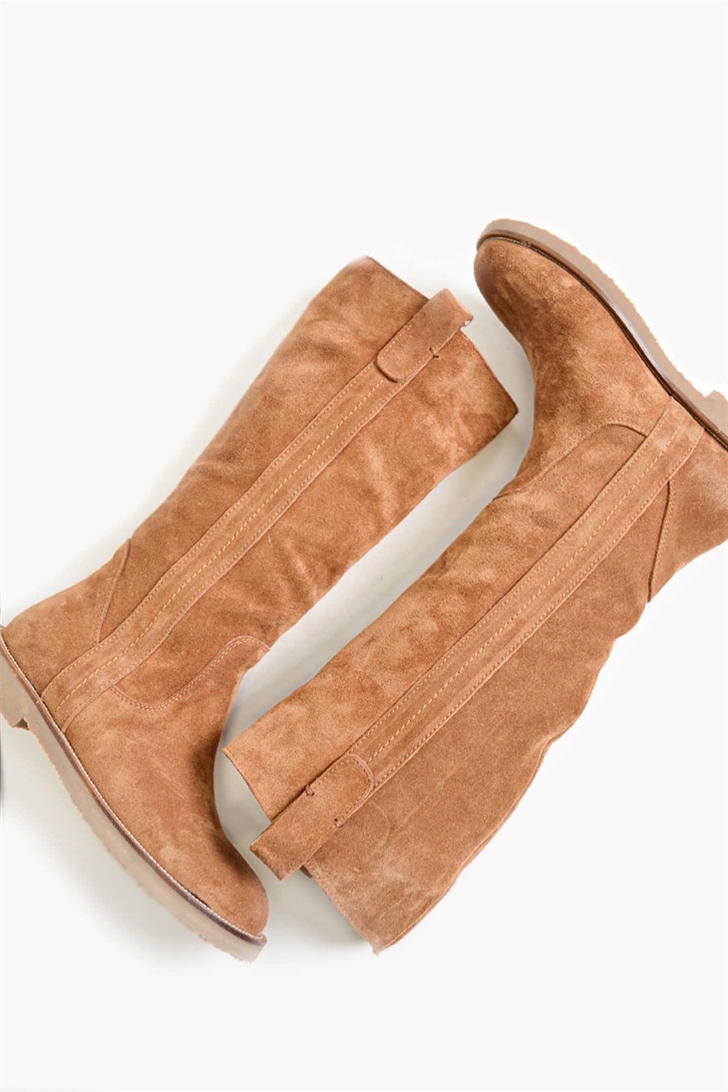 SHOES&MOREOLEMSOLEMS - Taba Süet - Çizme