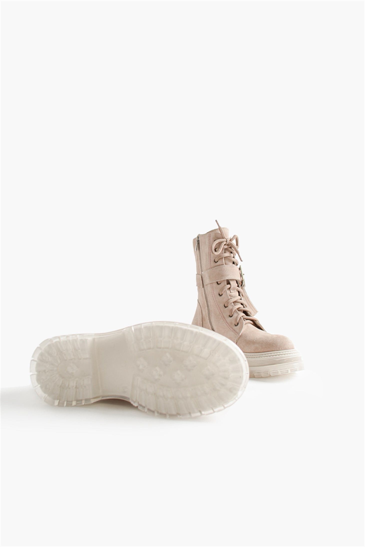 SHOES&MORESELUFESELUFE - Bej Süet - Bot