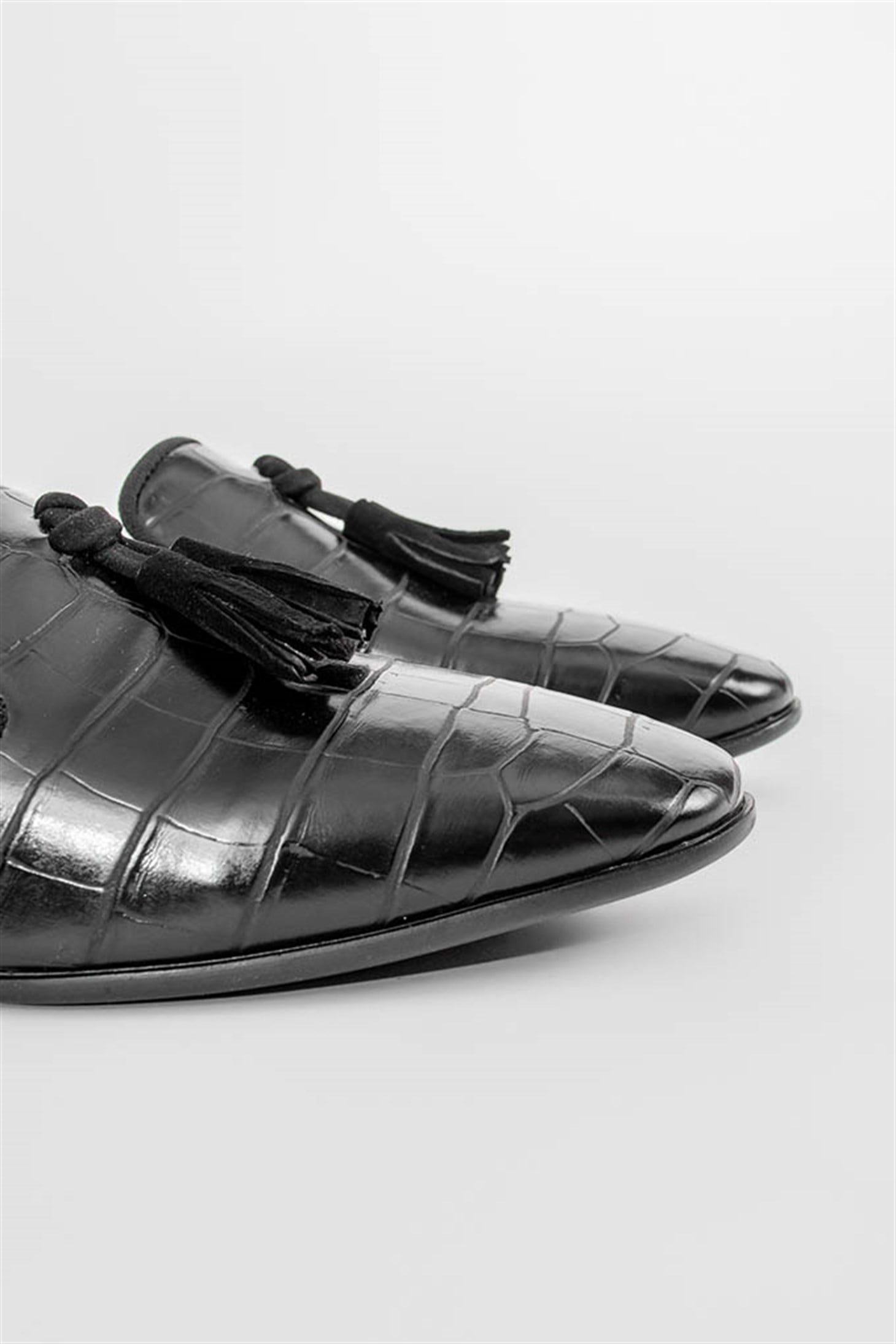 DONNAA - Siyah Croco - Loafer