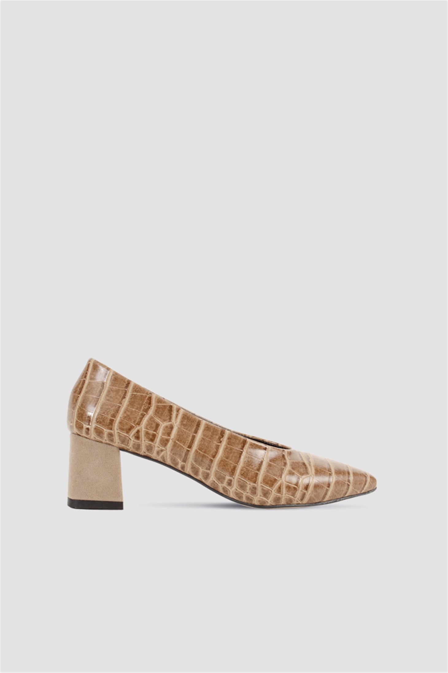 MAYFAIR - Vizon Croco - Orta Topuk