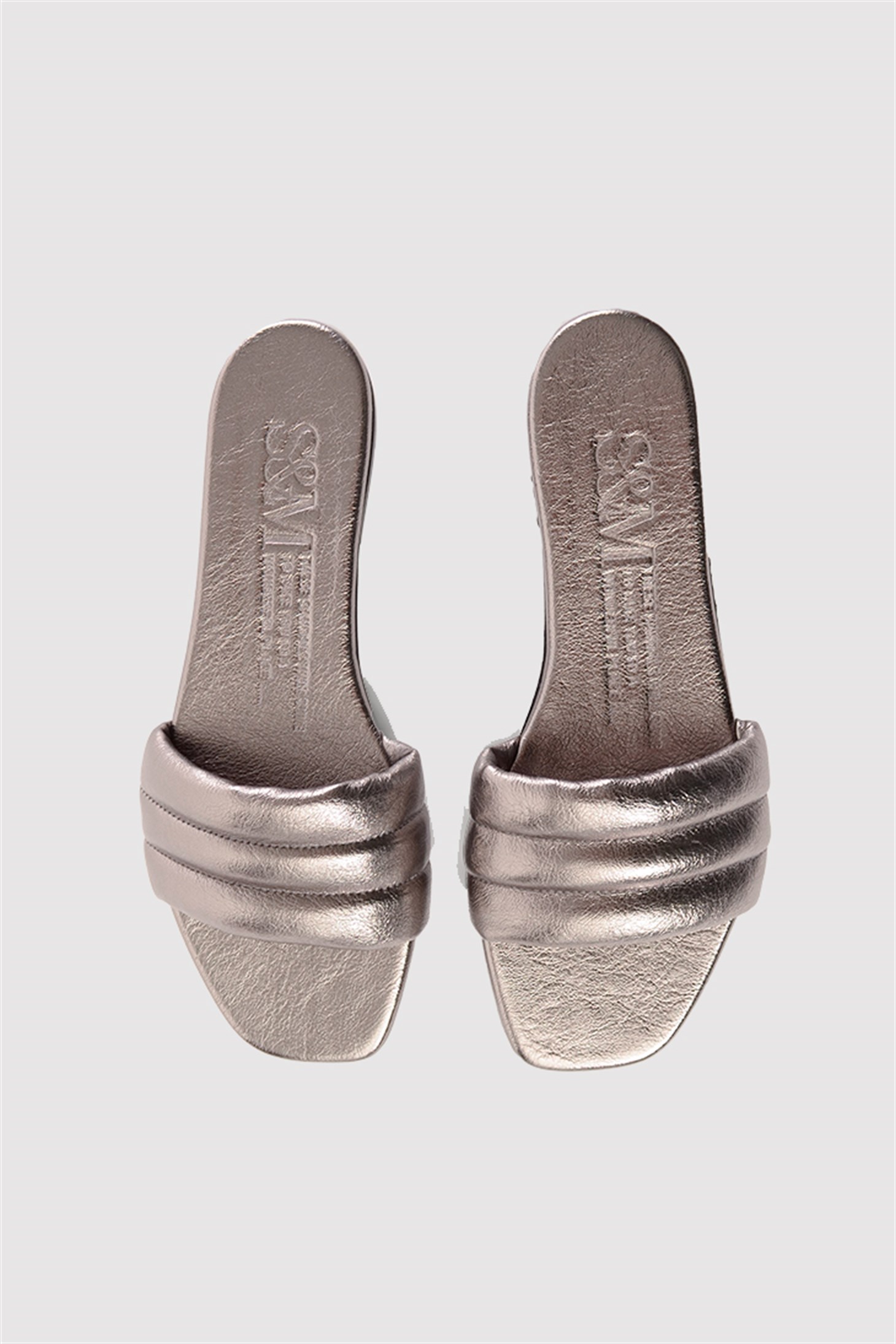 SHOES&MOREPENZOAPENZOA - Kurşun - Terlik
