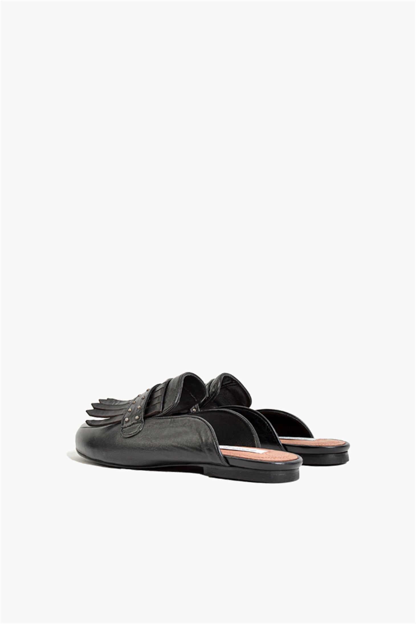 SHOES&MORETEDYYTEDYY - Siyah Deri - Terlik