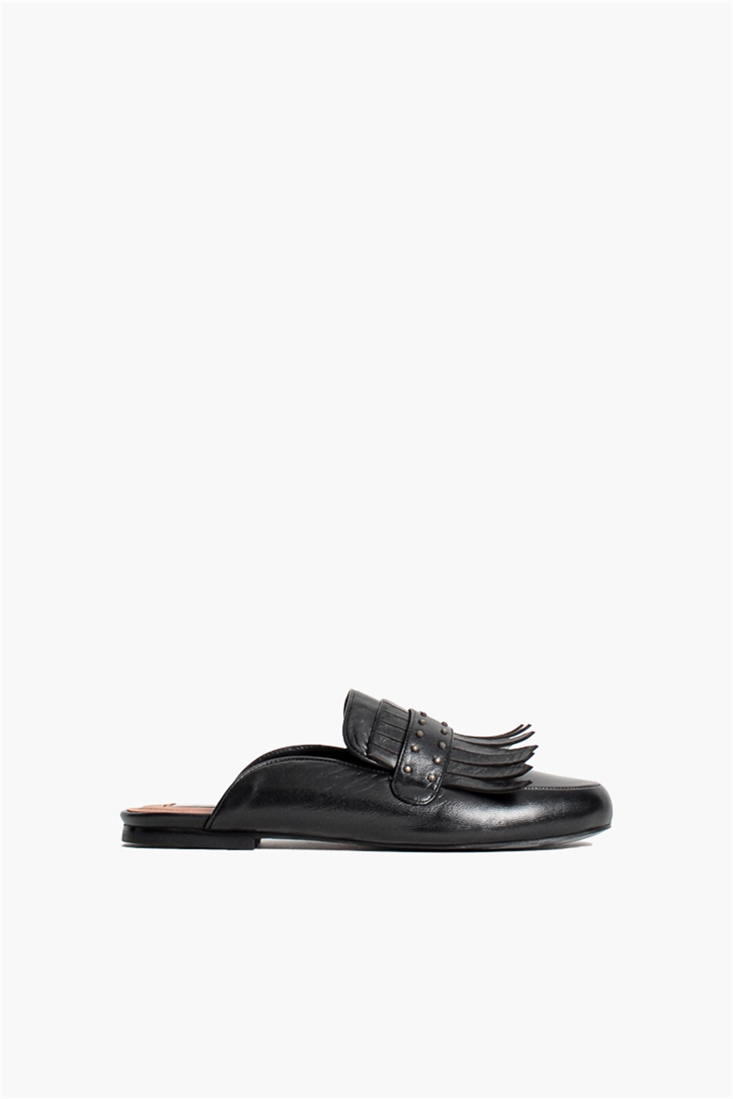 SHOES&MORETEDYYTEDYY - Siyah Deri - Terlik