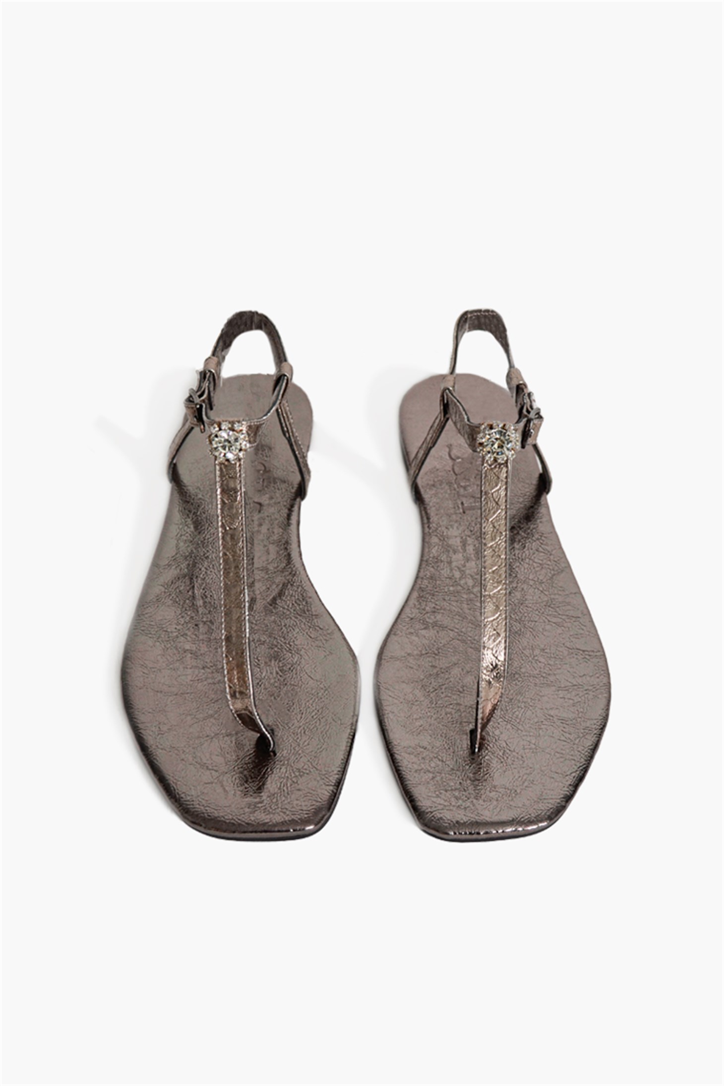 SHOES&MOREBLUNABLUNA - Kurşun Yılan - Sandalet