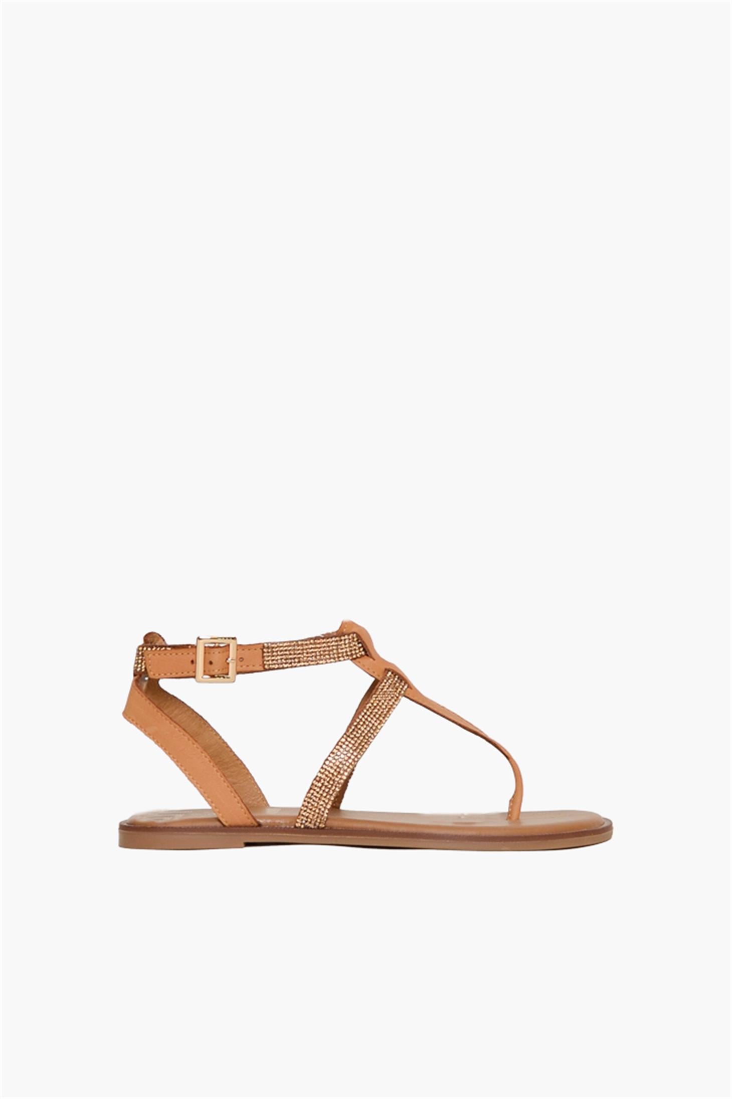 SHOES&MORECLINNACLINNA - Metalik Taba - Sandalet