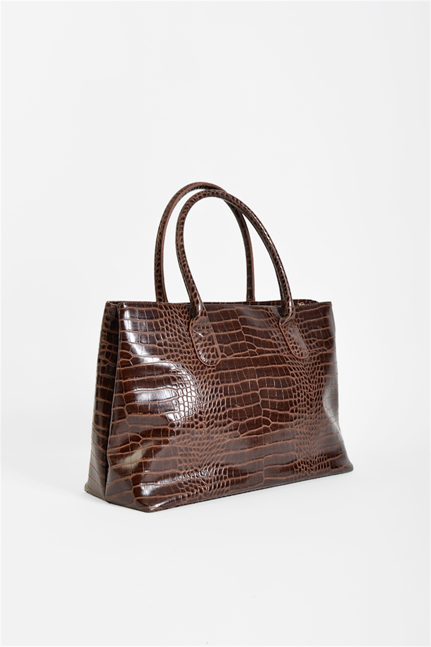 S&M BASICAMELIAAMELIA - Kahve Croco - El Çantası