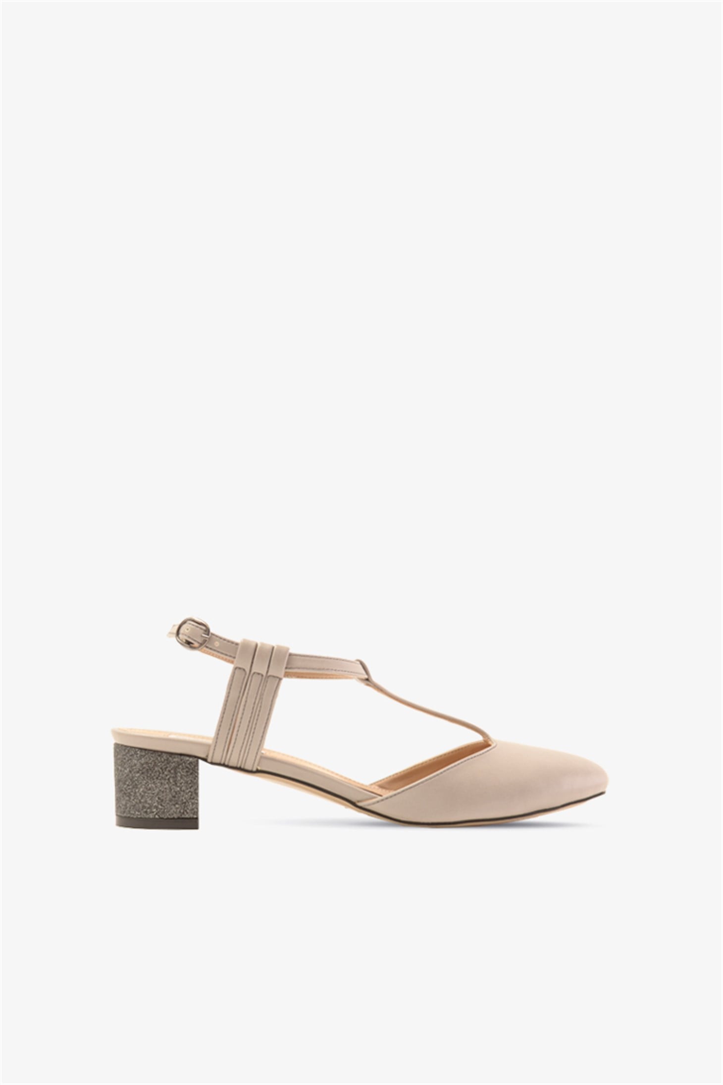 SHOES&MOREBRENSABRENSA - Gri - Kısa Topuk