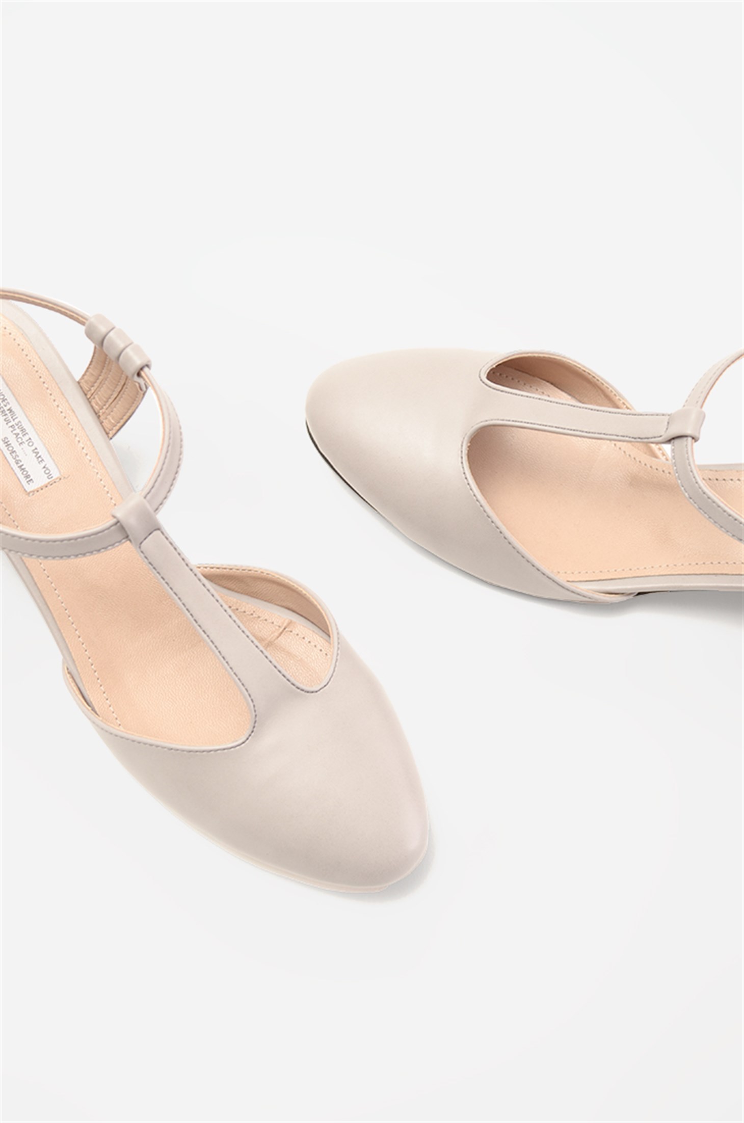 SHOES&MOREBRENSABRENSA - Gri - Kısa Topuk