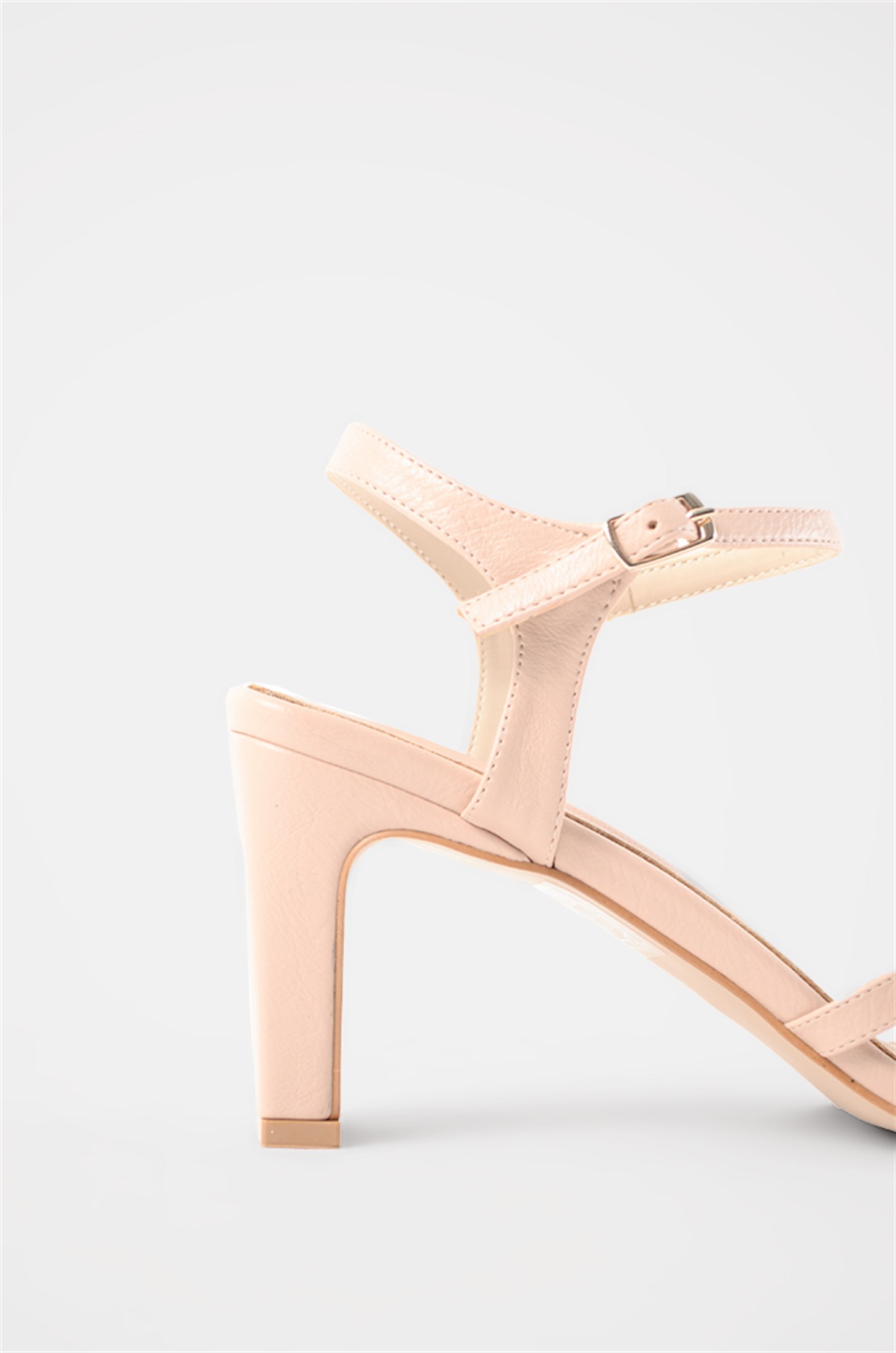 SHOES&MOREMES MESMES MES - Bej - Topuklu Sandalet