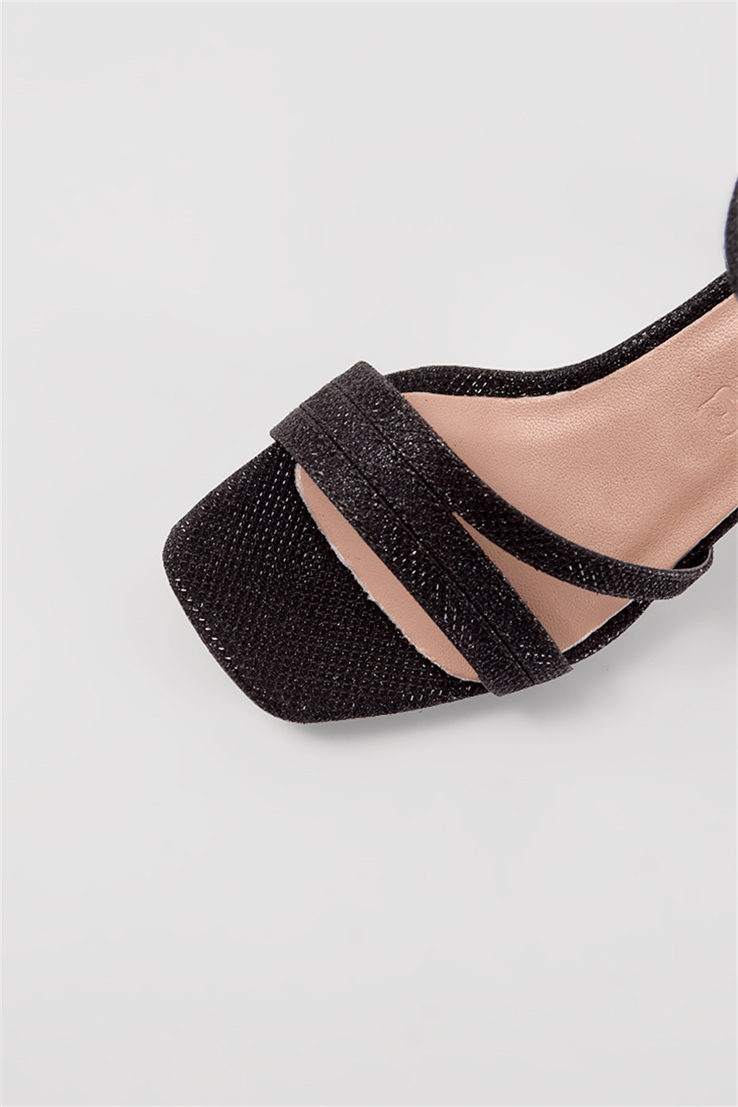 SHOES&MOREMES MESMES MES - Siyah Glitter - Topuklu Sandalet