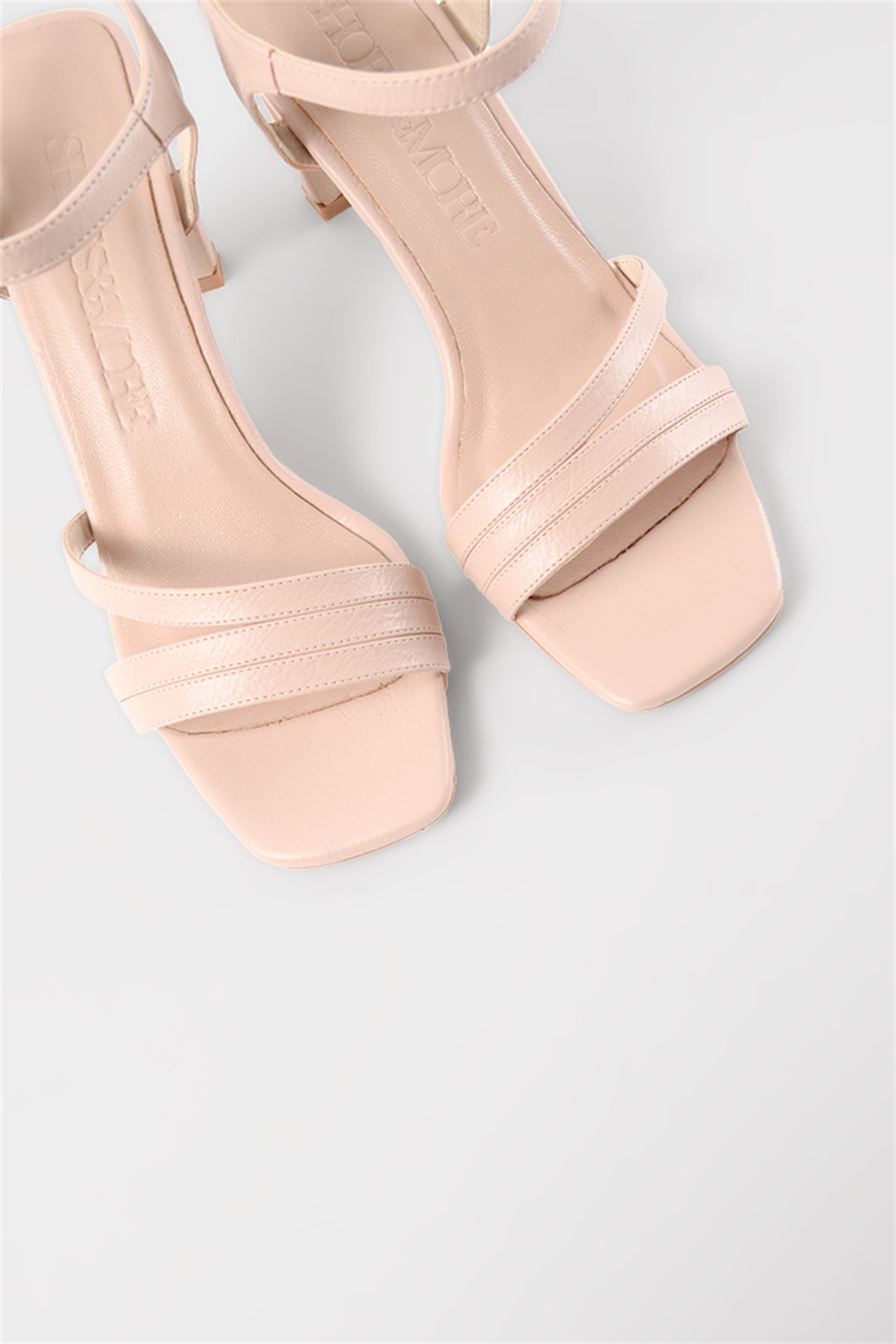 SHOES&MOREMES MESMES MES - Bej - Topuklu Sandalet