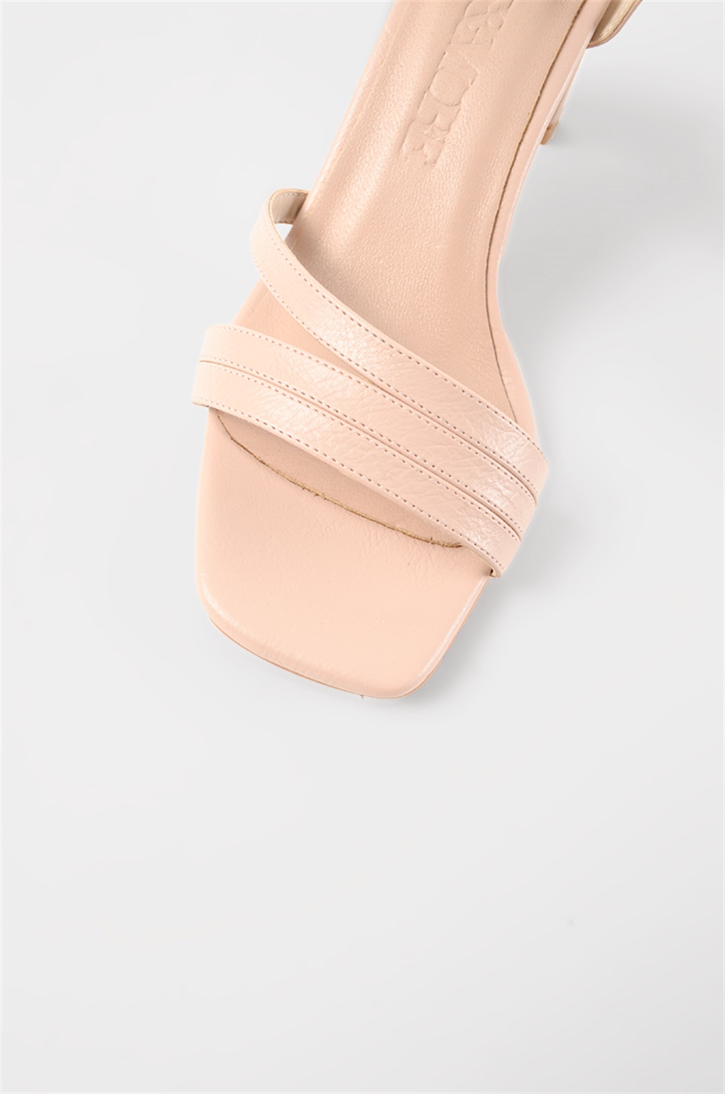 SHOES&MOREMES MESMES MES - Bej - Topuklu Sandalet
