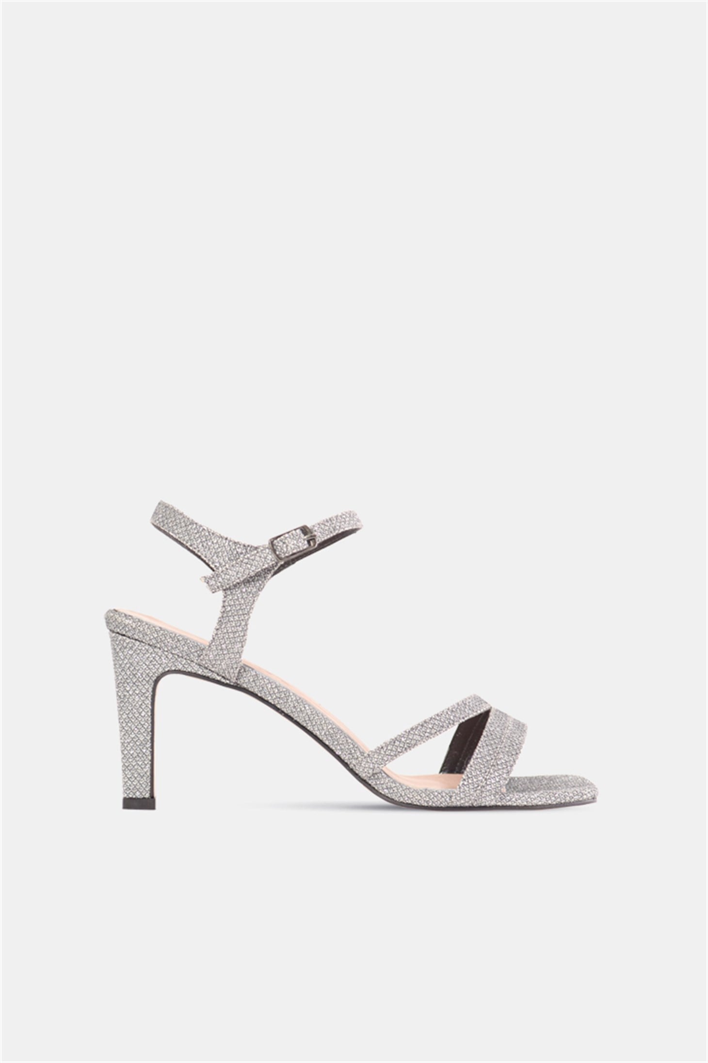 SHOES&MOREMES MESMES MES - Kurşun Glitter - Topuklu Sandalet
