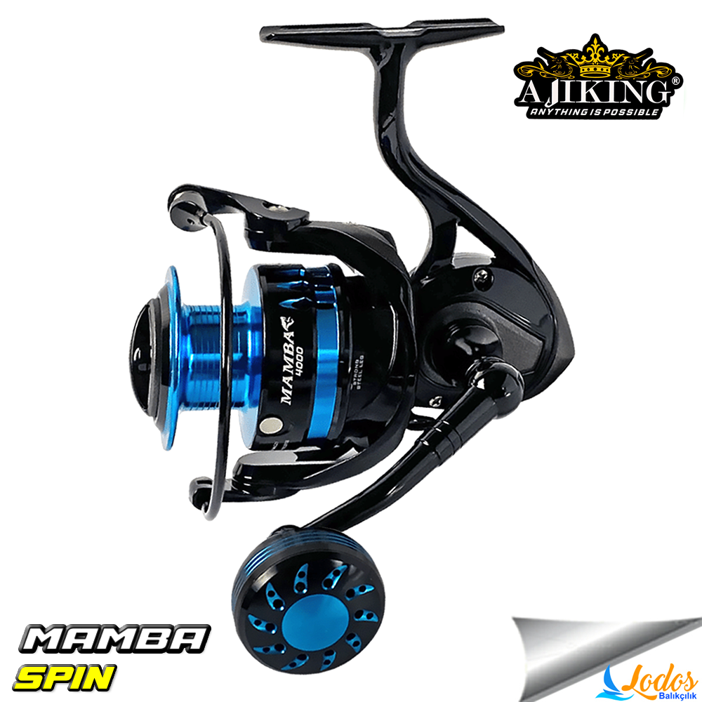 Ajiking Mamba Blue 6000 4+1BB Spin Olta Makinesi