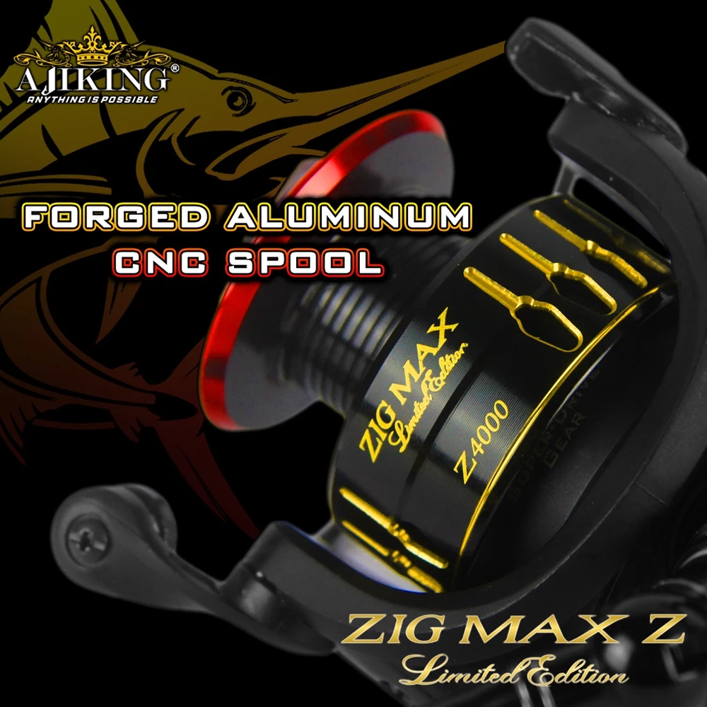 Ajiking Zigmax ZLE 6000 4+1BB Spin Olta Makinesi