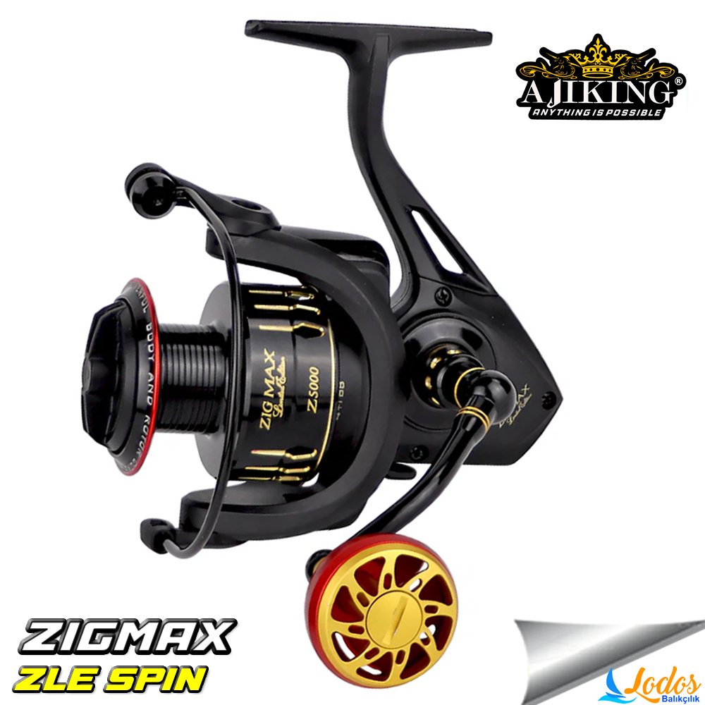 Ajiking Zigmax ZLE 6000 4+1BB Spin Olta Makinesi