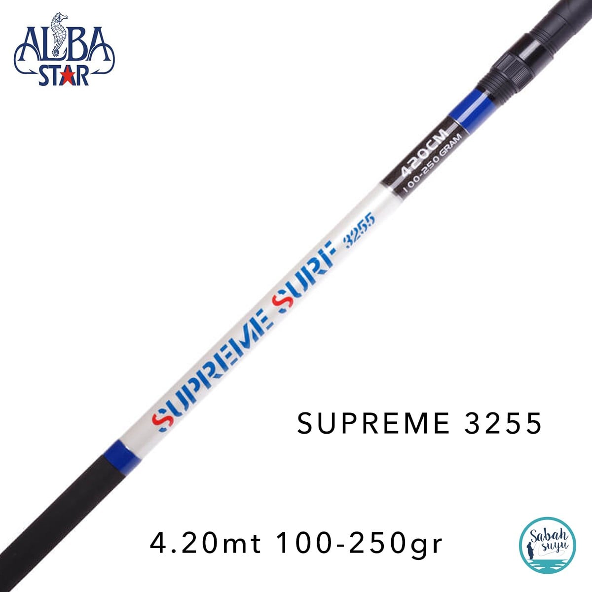Albastar 3255 Supreme 4.20mt 100-250gr Teleskopik Surf Kamış